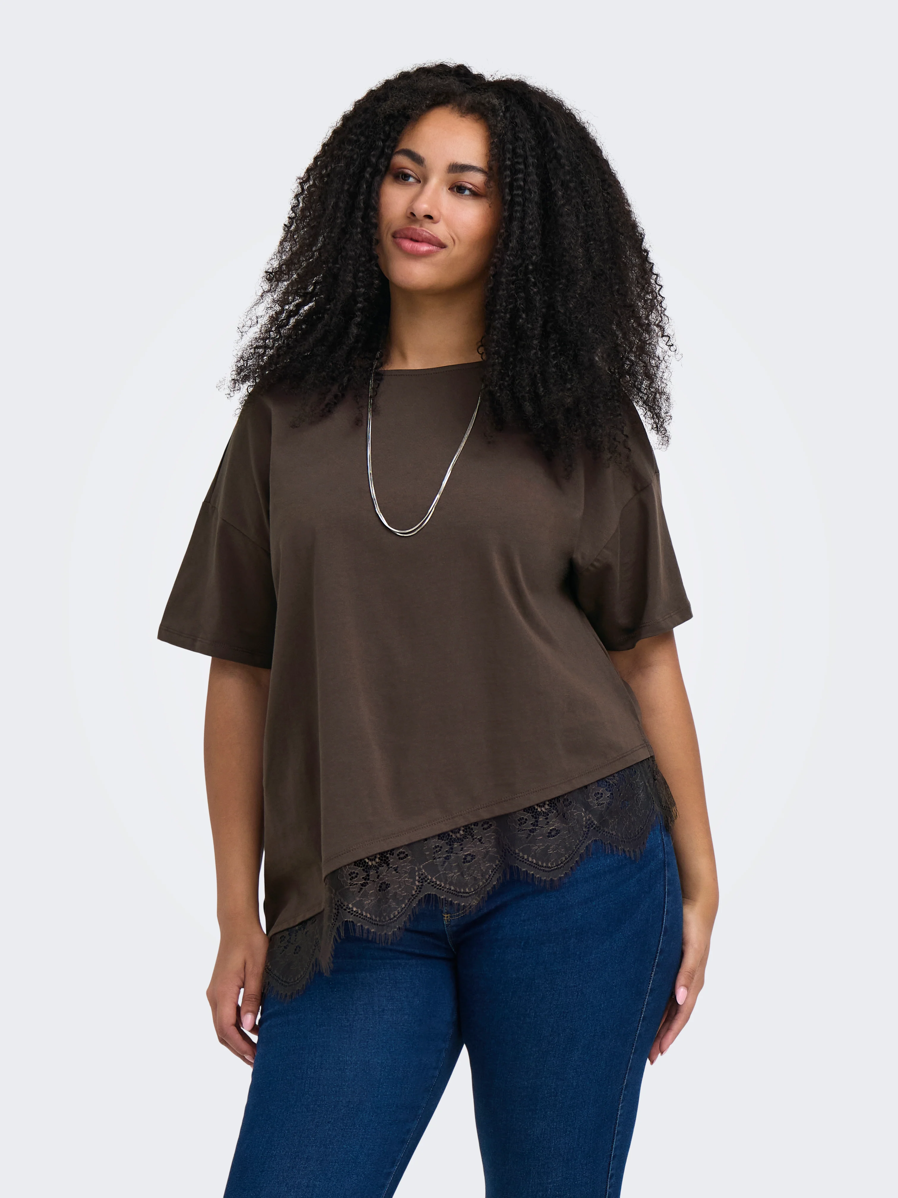 Only Carmakoma Blouse 15387828 286415001-Chocolate Martini/CHOCOLATE MARTINI - Image 19