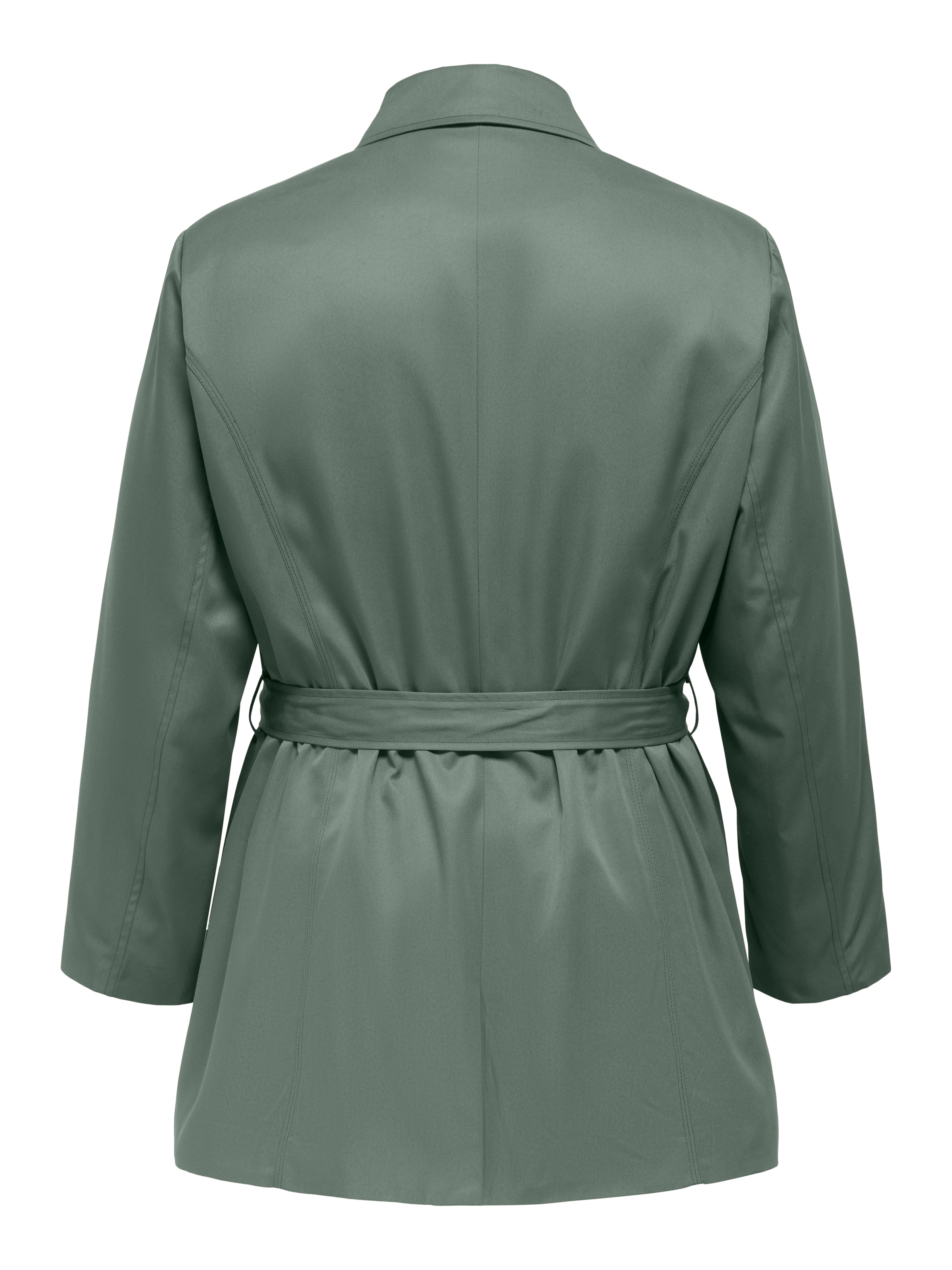 Only Carmakoma Outerwear 15293954 207131-Laurel Wreath - Image 2