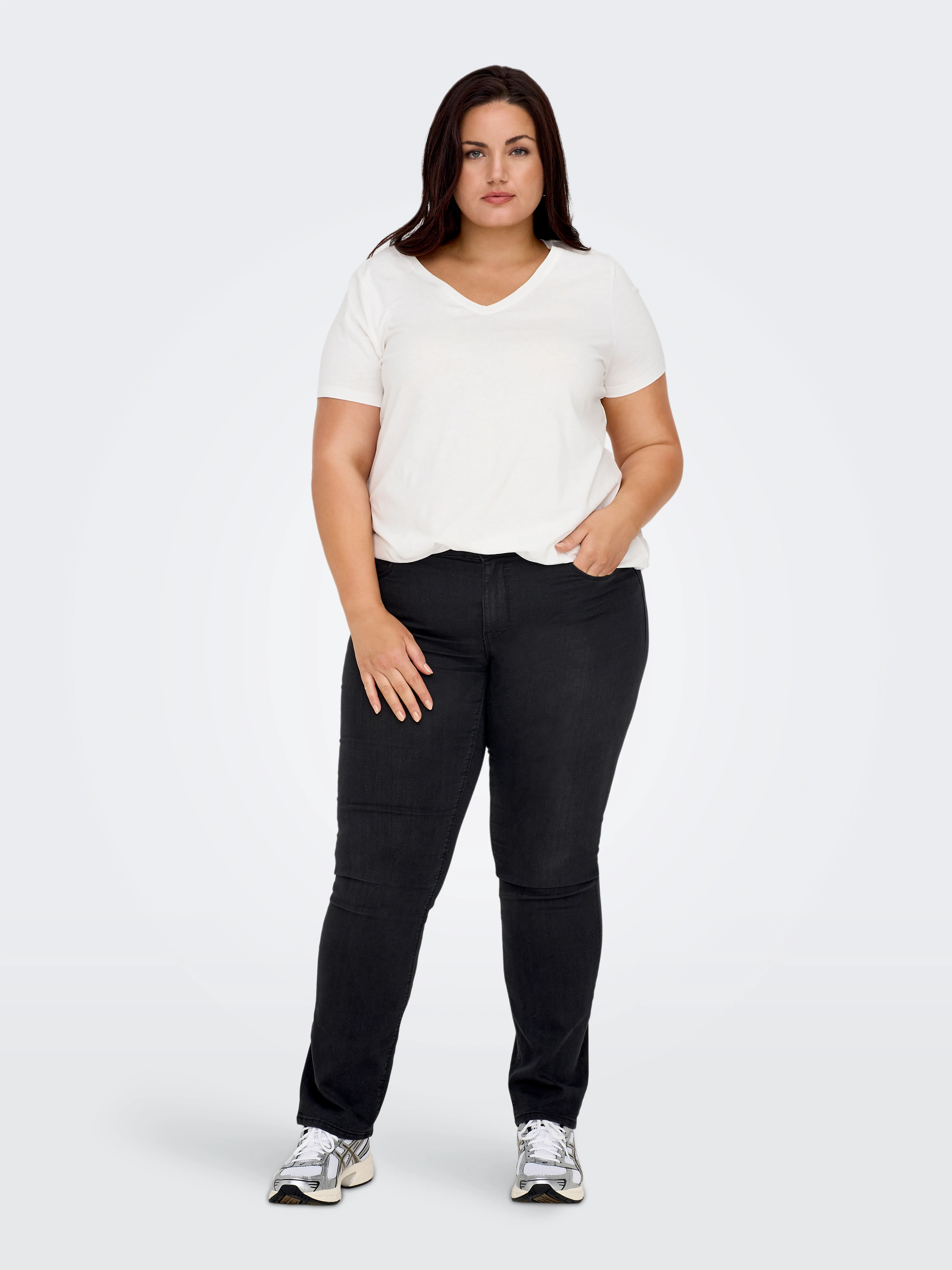 Only Carmakoma Jeans 15272888 278217-Washed Black - Image 151
