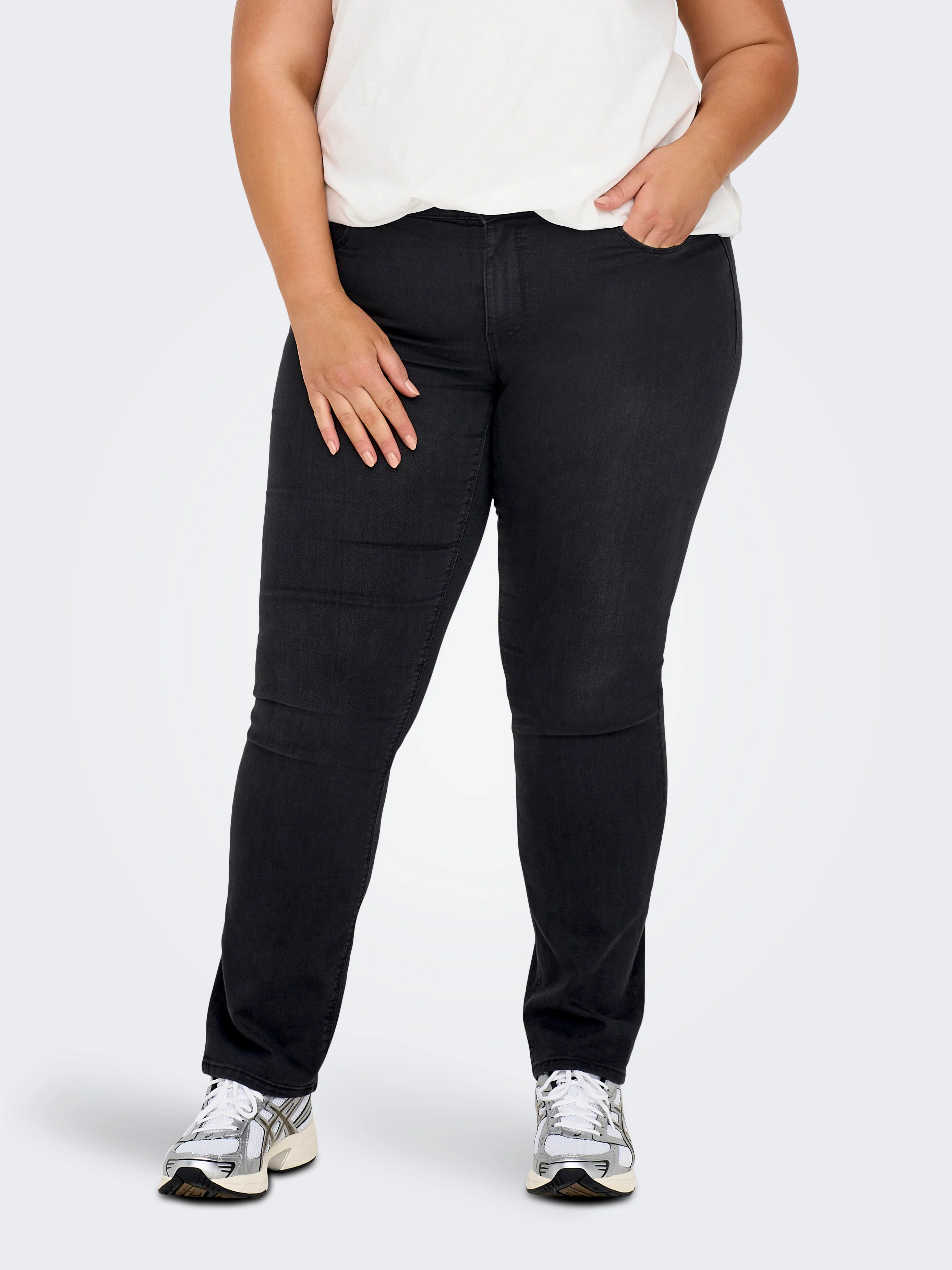 Only Carmakoma Jeans 15272888 278217-Washed Black - Image 82