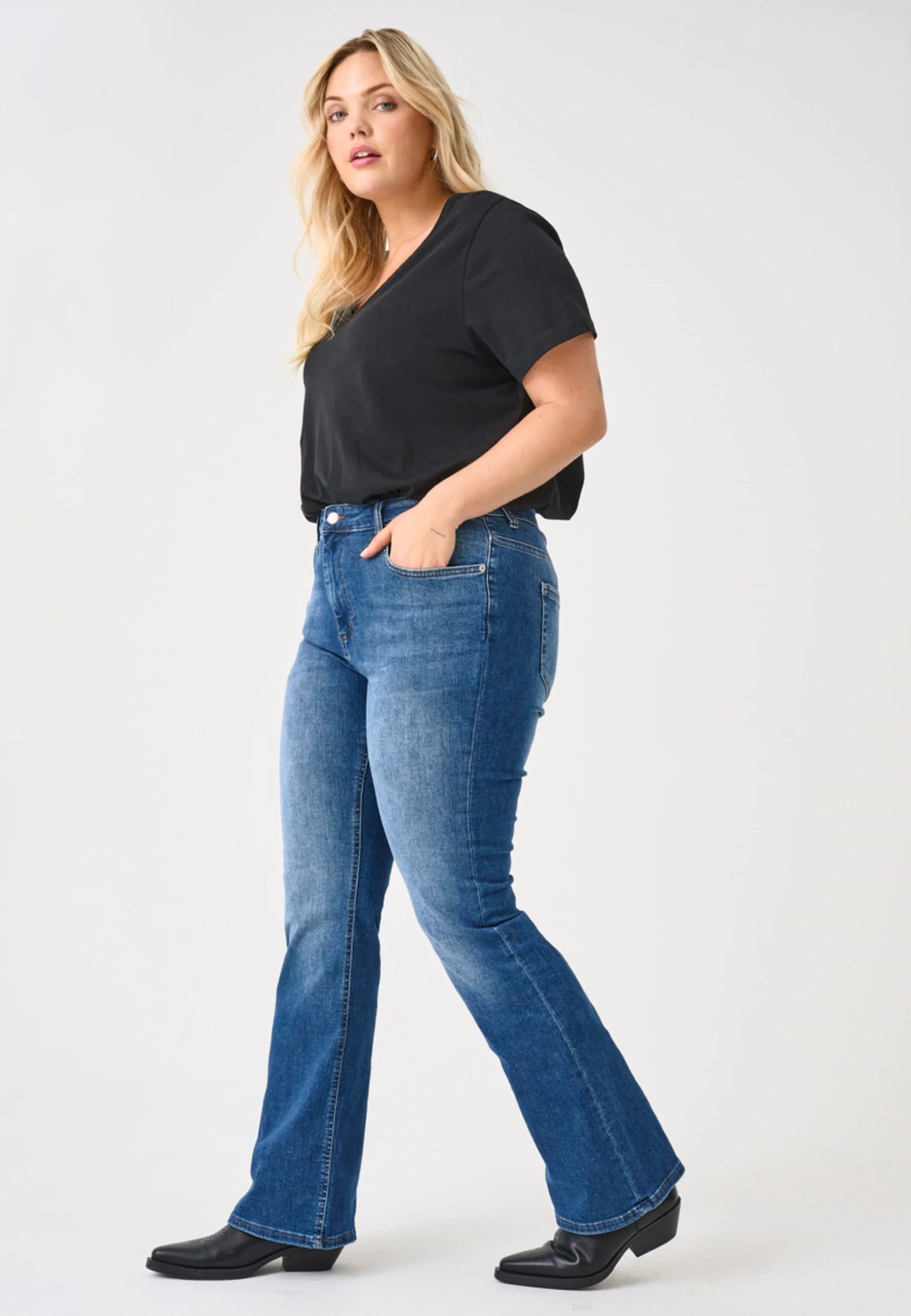 Only Carmakoma Jeans 15332403 177938-Dark Blue Denim - Image 27