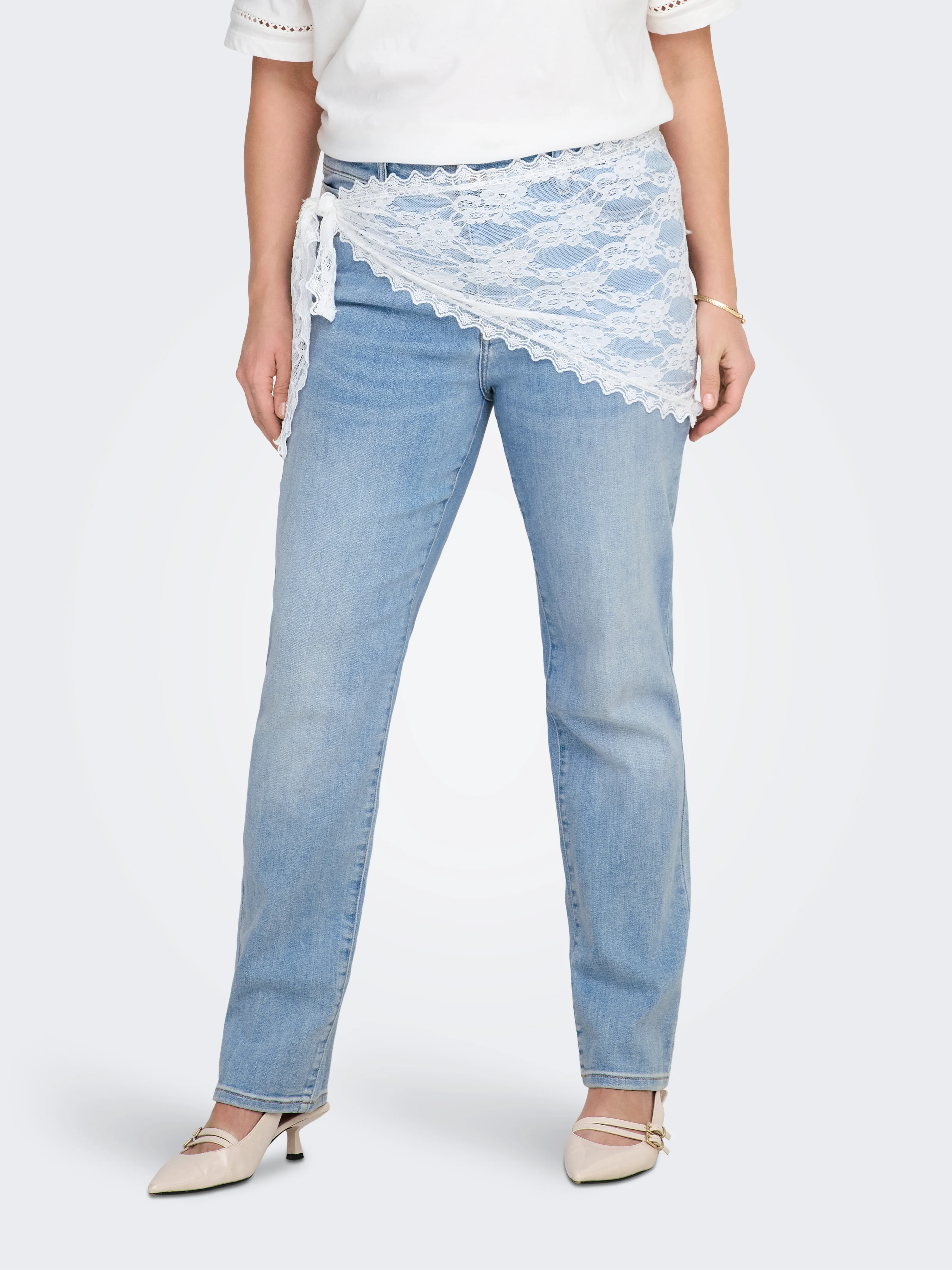 Only Carmakoma Jeans 15337083 177934-Light Blue Denim - Image 27