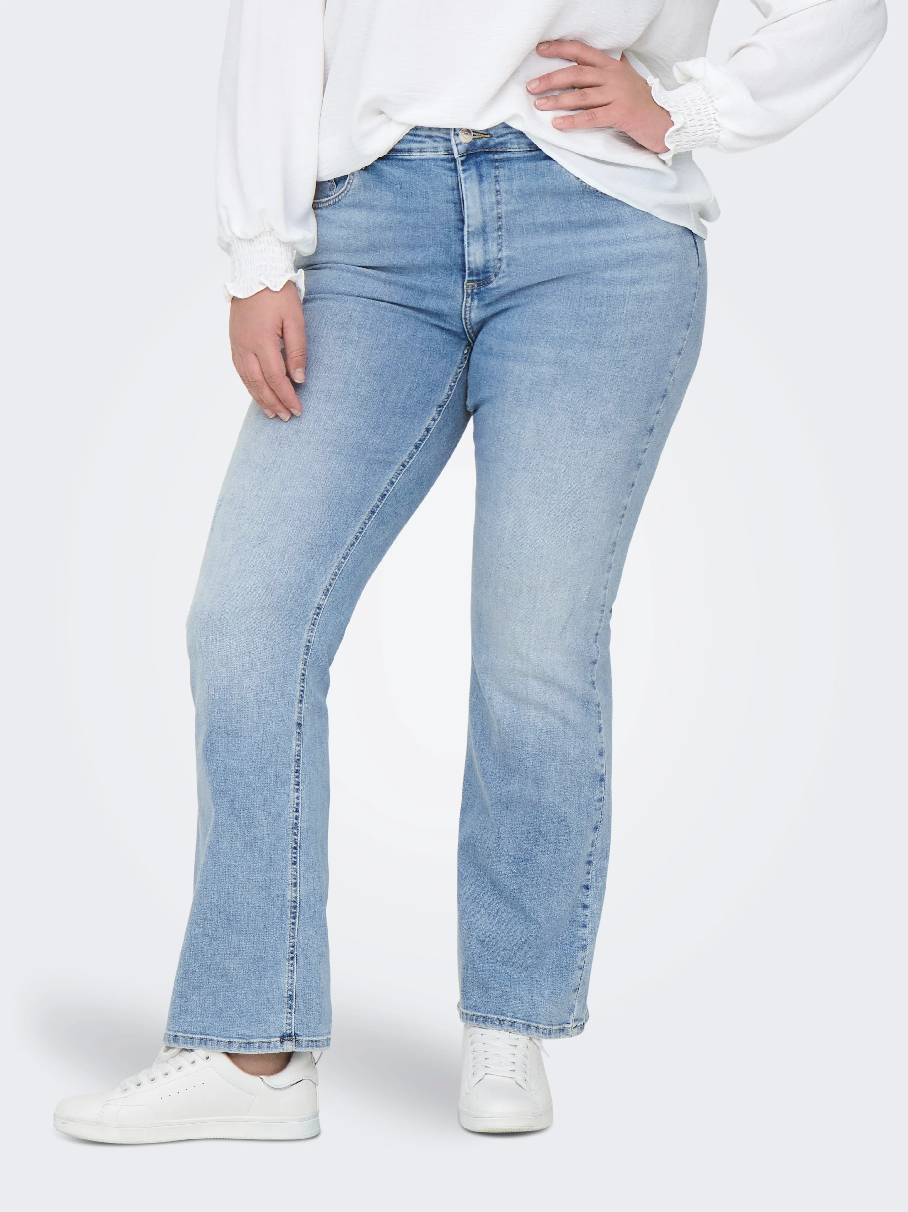 Only Carmakoma Jeans 15337383 177934-Light Blue Denim - Image 23