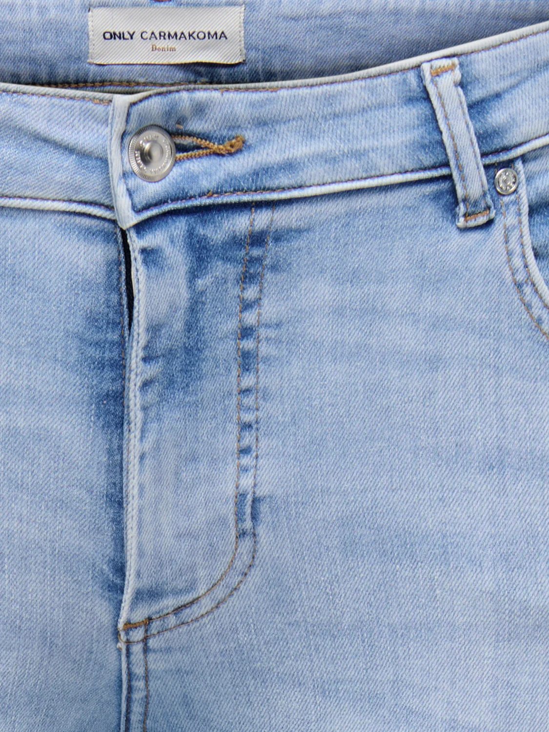 Only Carmakoma Jeans 15350085 177934-Light Blue Denim - Image 3