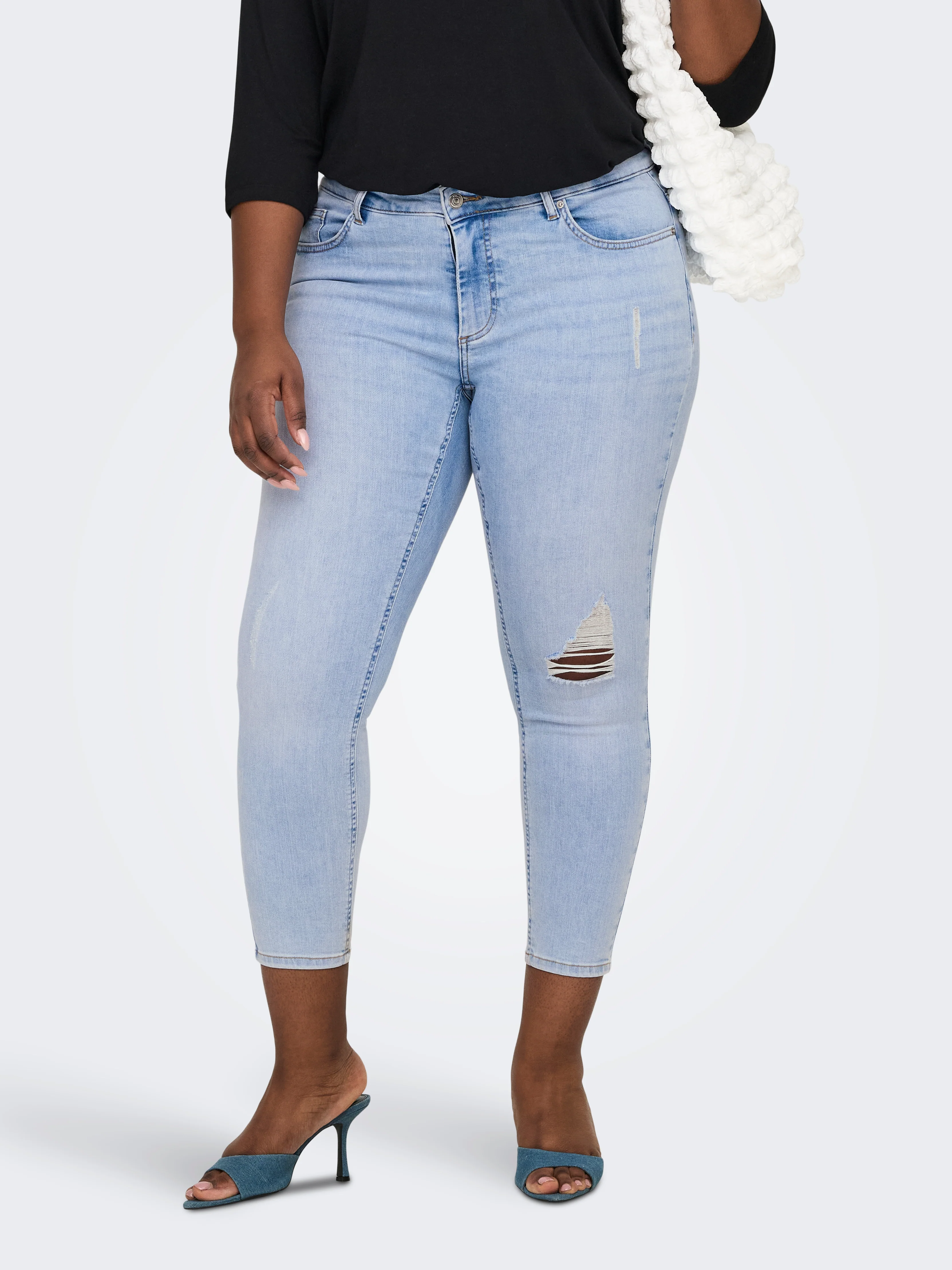 Only Carmakoma Jeans 15350085 177934-Light Blue Denim - Image 33