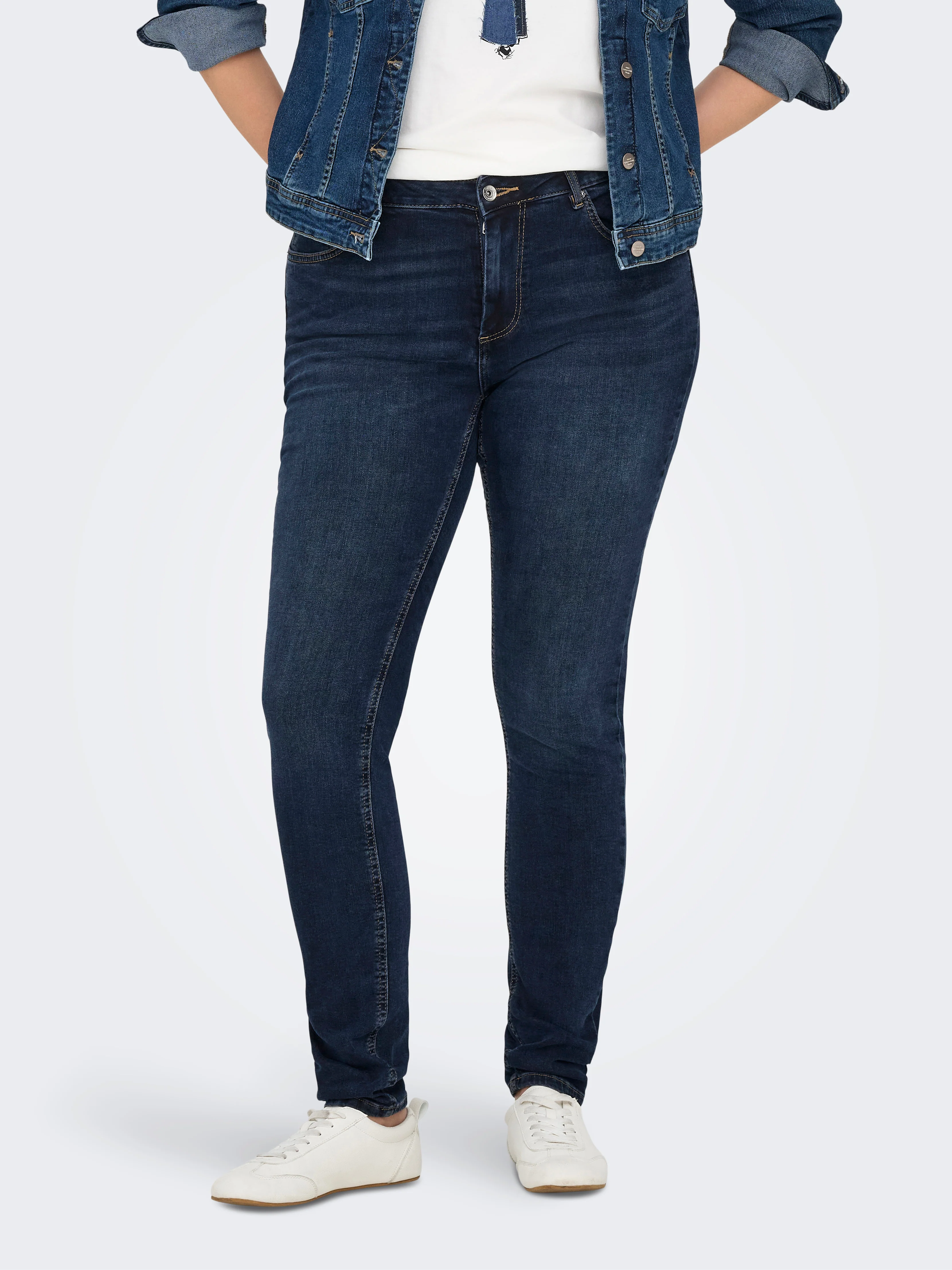 Only Carmakoma Jeans 15353770 177938-Dark Blue Denim - Image 24