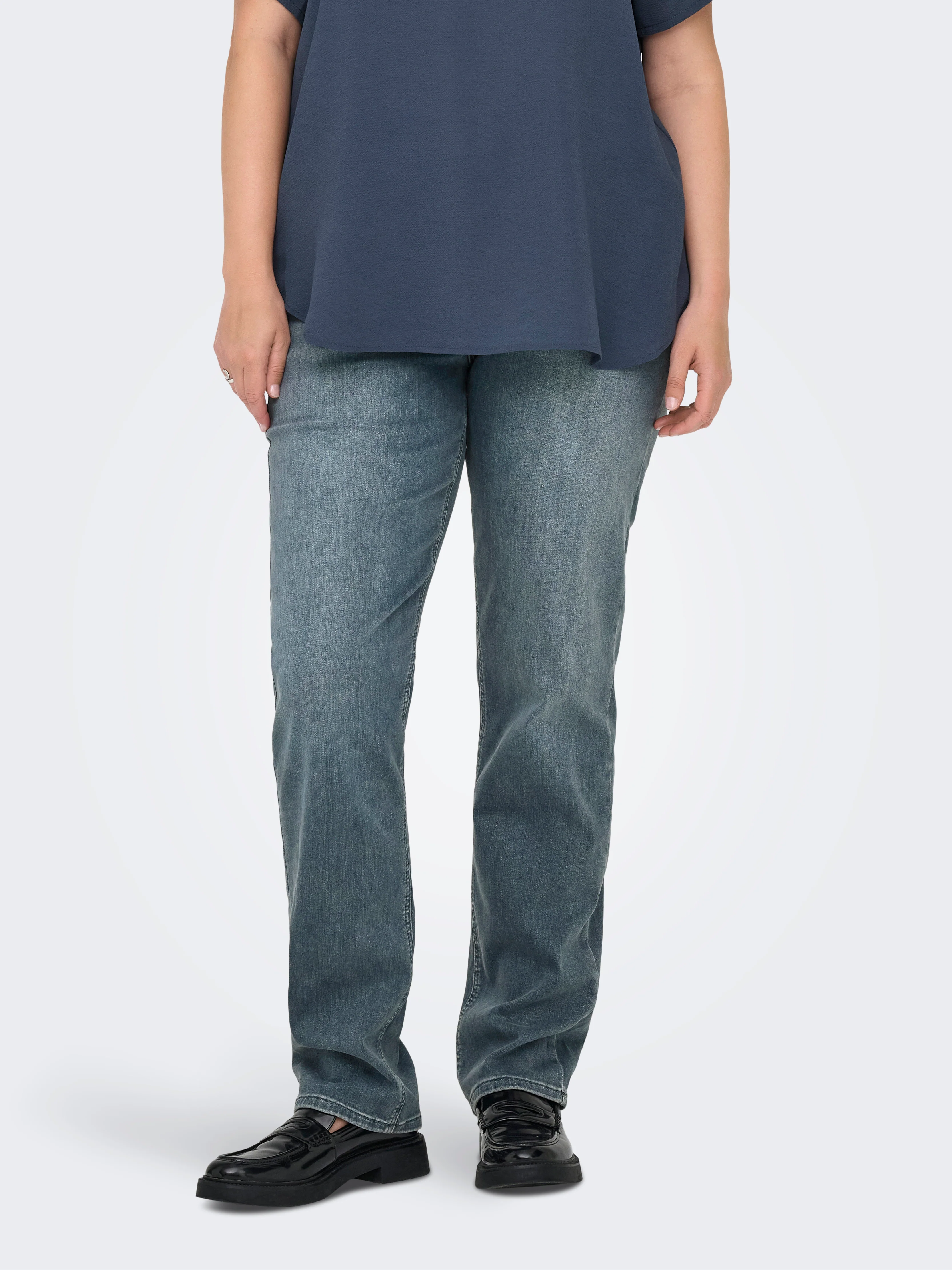 Only Carmakoma Jeans 15353777 264035-Special Blue Grey Denim - Image 5