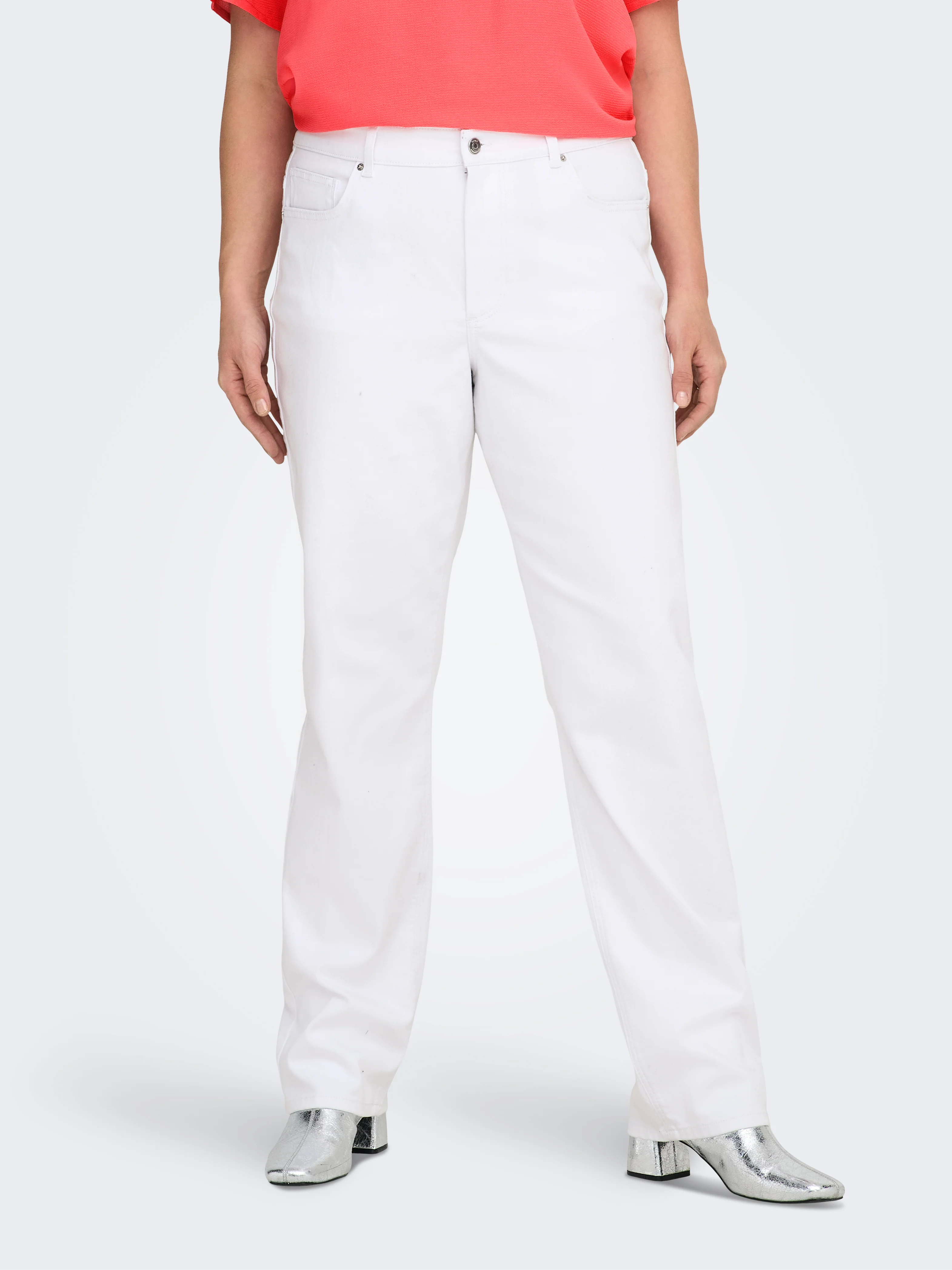 Only Carmakoma Jeans 15364573 179707-White Denim - Image 79