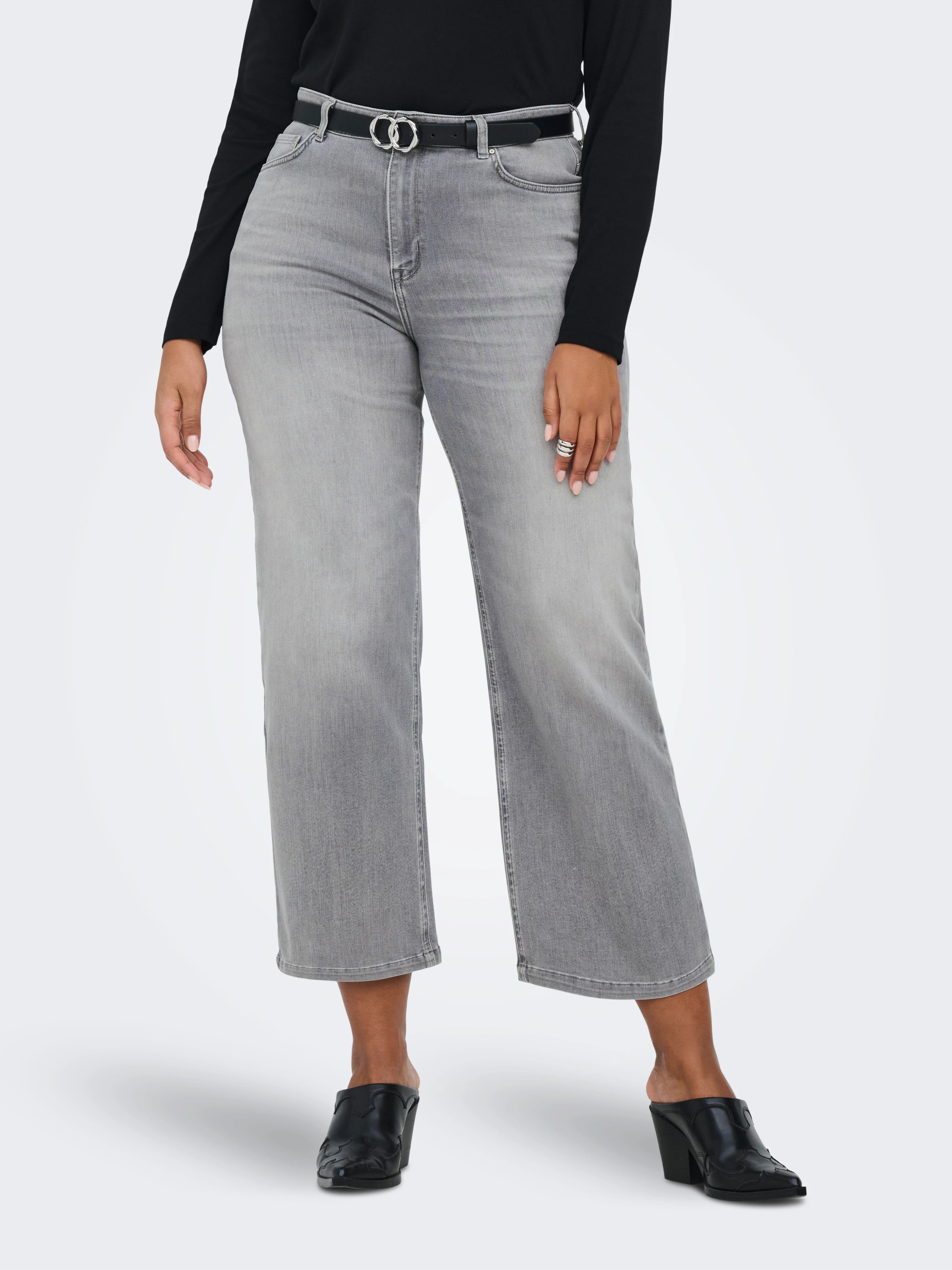 Only Carmakoma Jeans 15365569 179689-Light Grey Denim - Image 13
