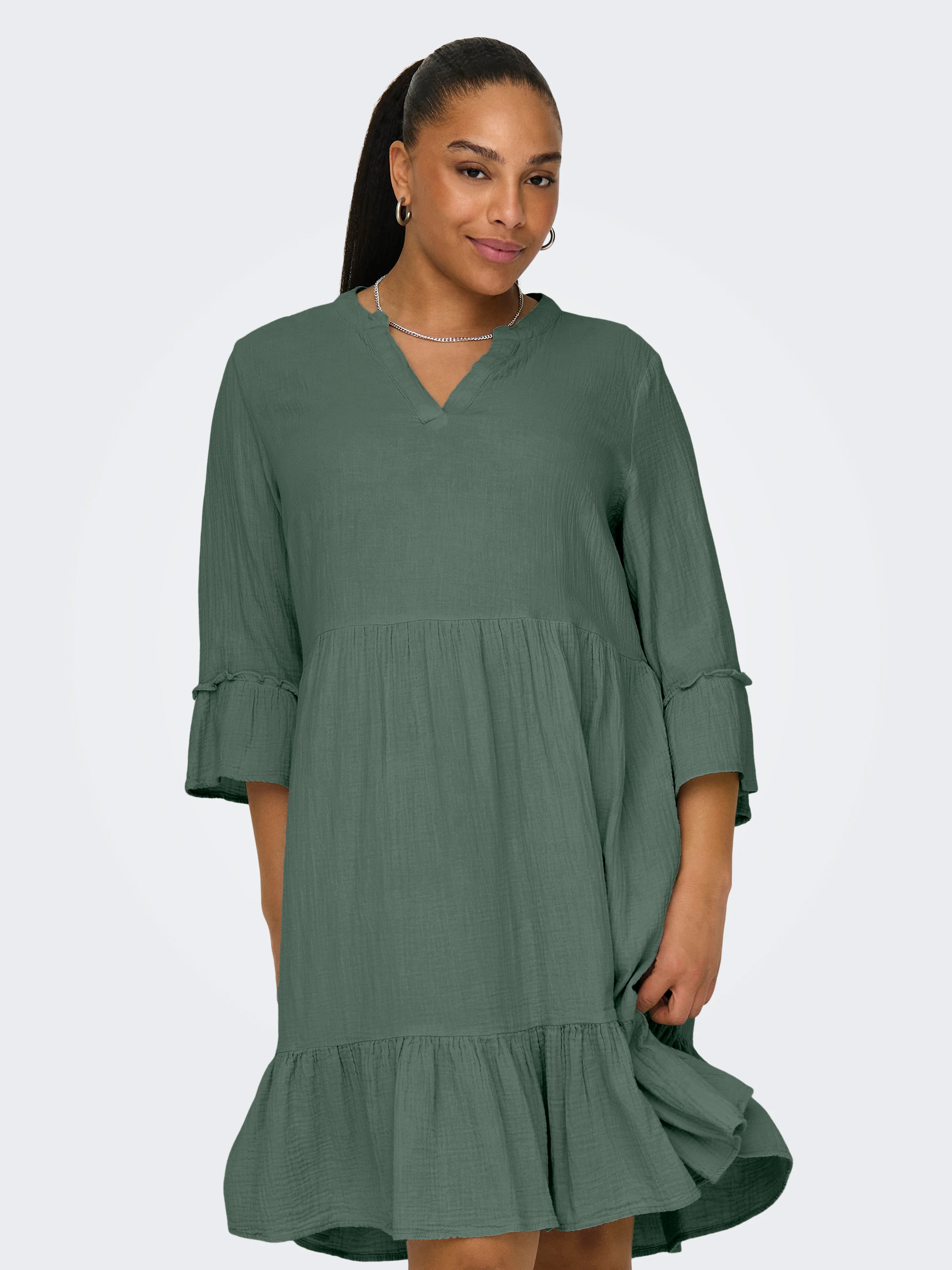 Only Carmakoma Jurk 15316132 207131-Laurel Wreath - Image 39