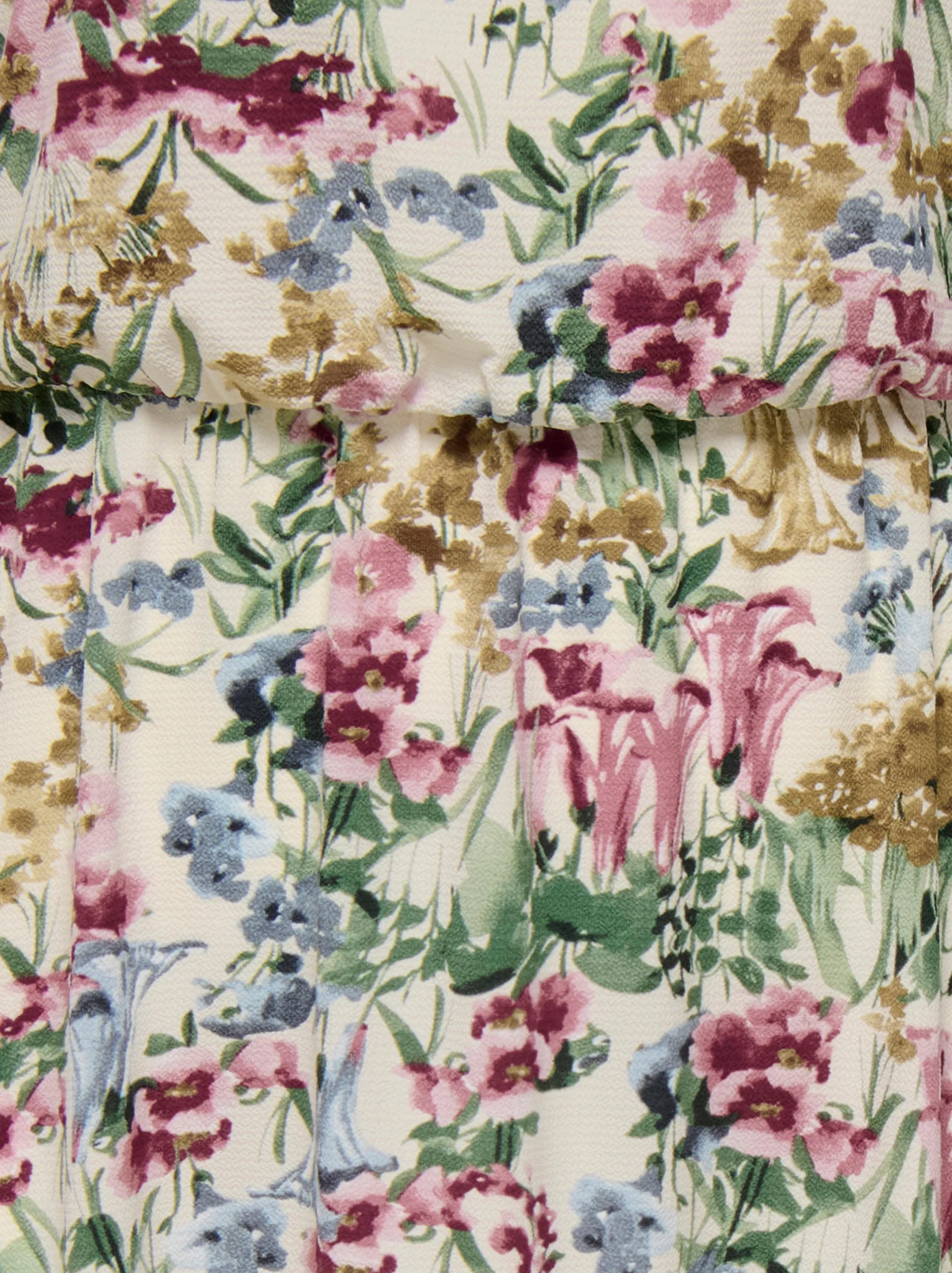 Only Carmakoma Jurk 15318160 177922002-Cloud Dancer/BLURRY FLOWER - Image 12
