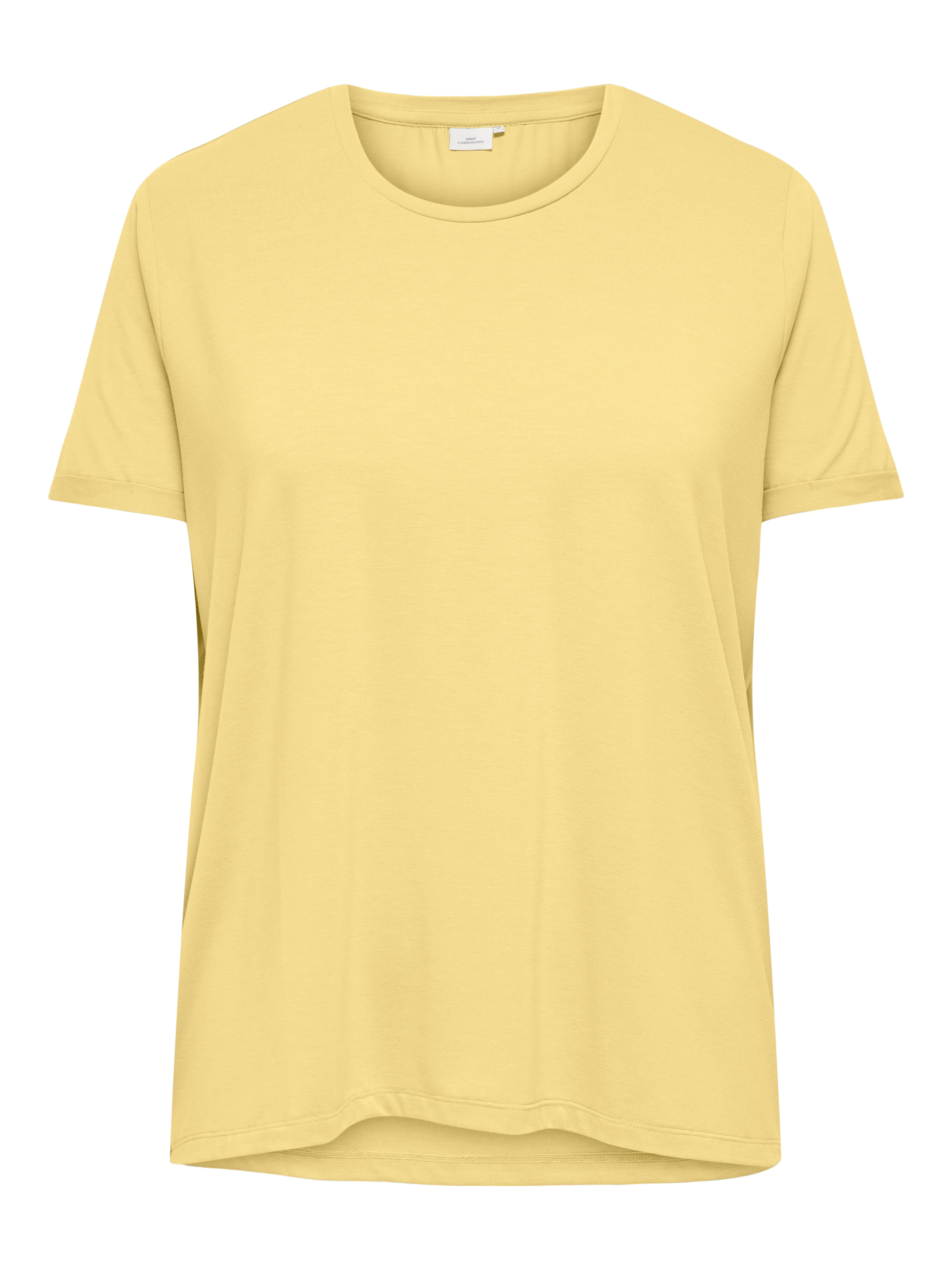 Only Carmakoma LM T-Shirt 15332082 210331-Pale Banana