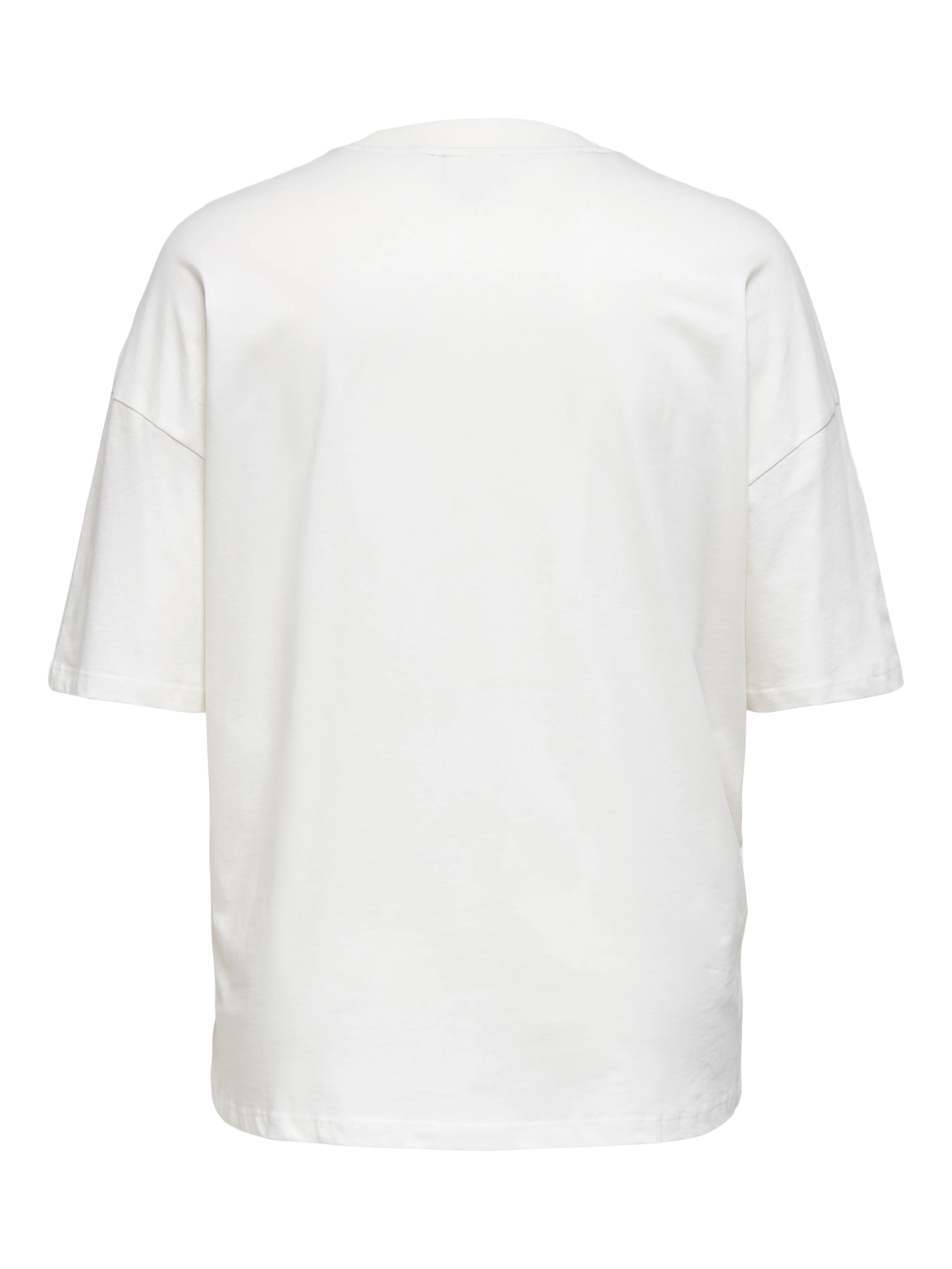 Only Carmakoma LM T-Shirt 15354558 177922010-Cloud Dancer/Tropical - Image 2