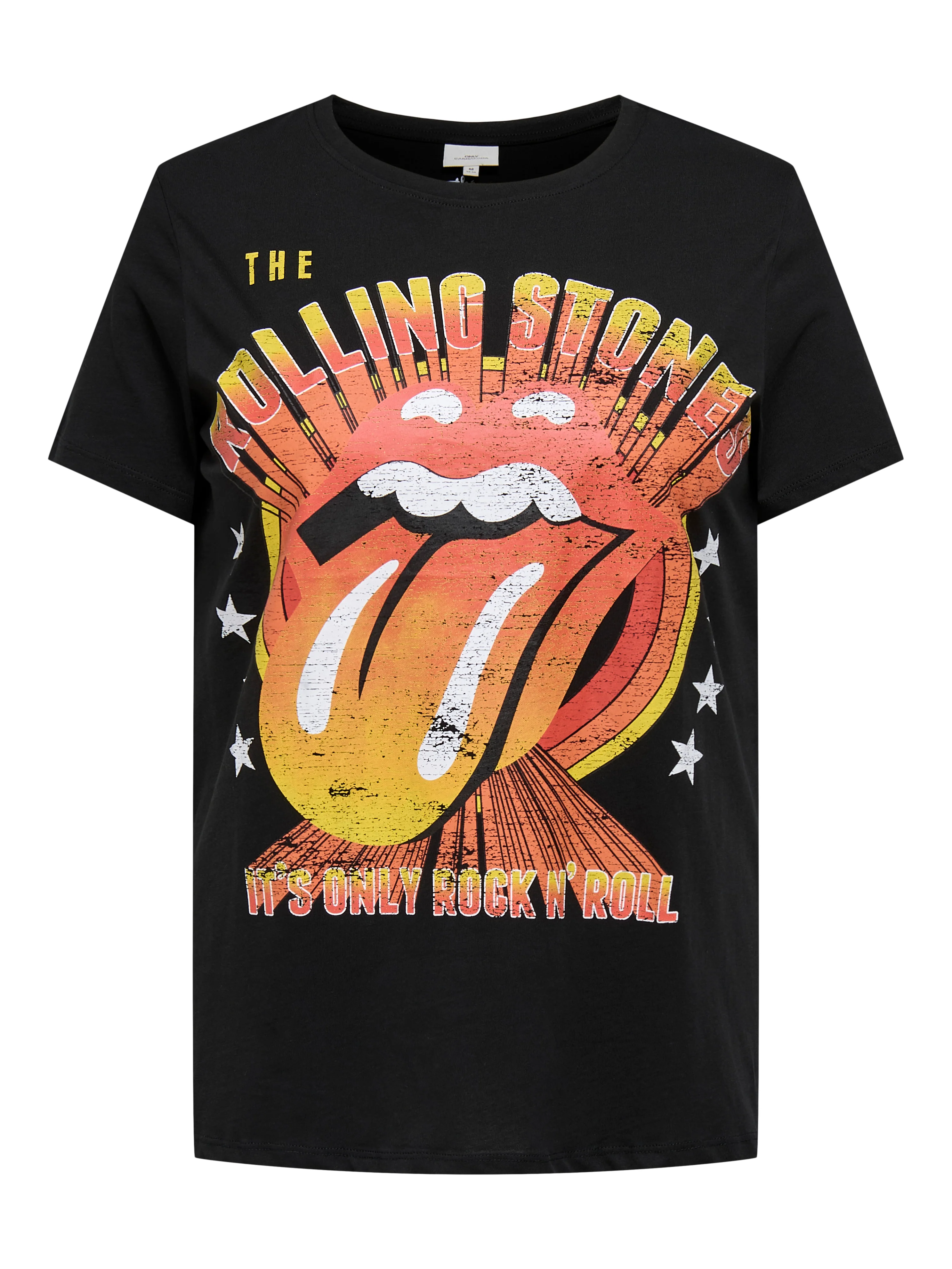 Only Carmakoma LM T-Shirt 15359062 177911004-Black/Tongue - Image 4