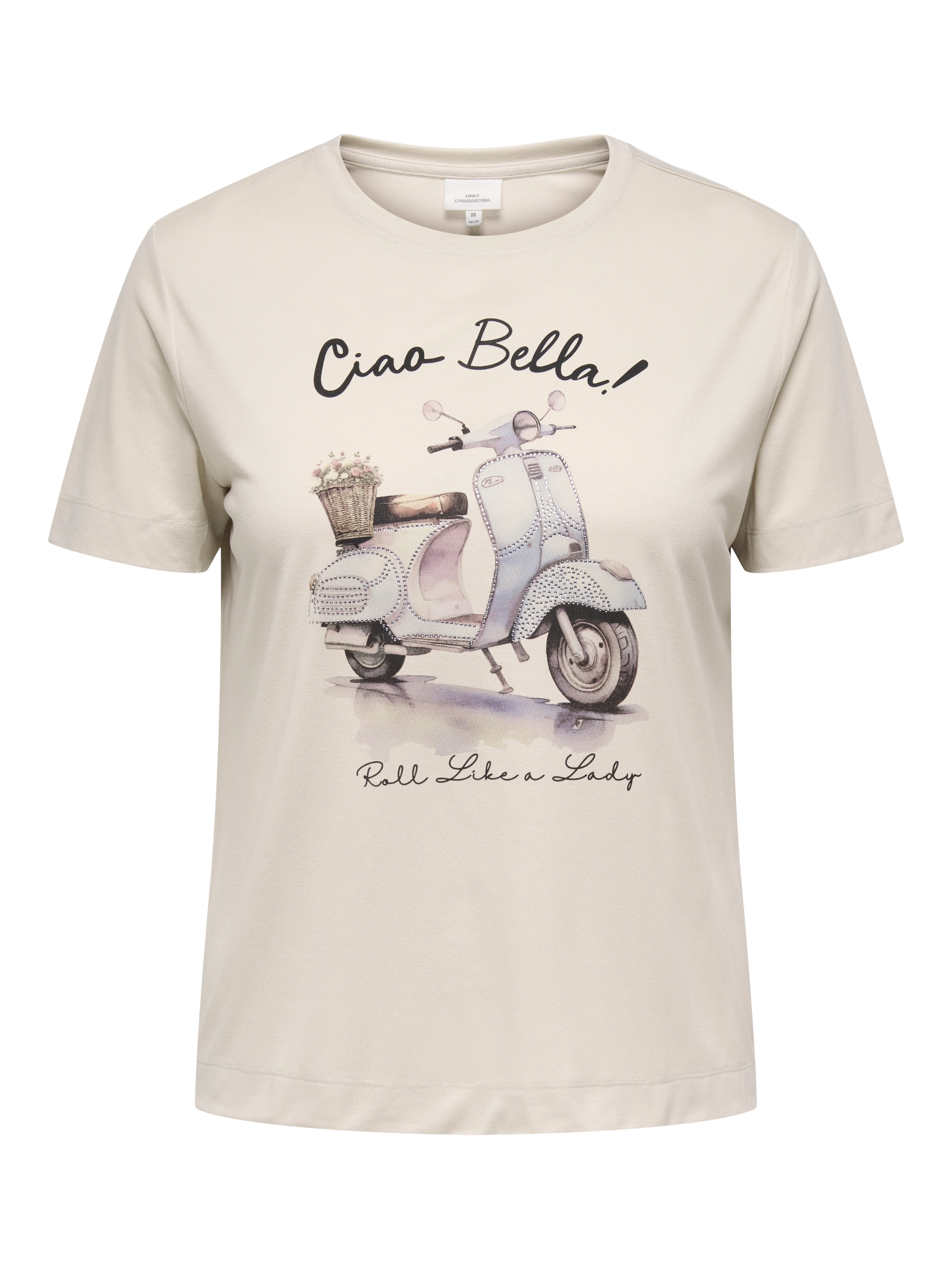 Only Carmakoma LM T-Shirt 15368821 177935001-Oatmeal/SCOOTER - Image 58