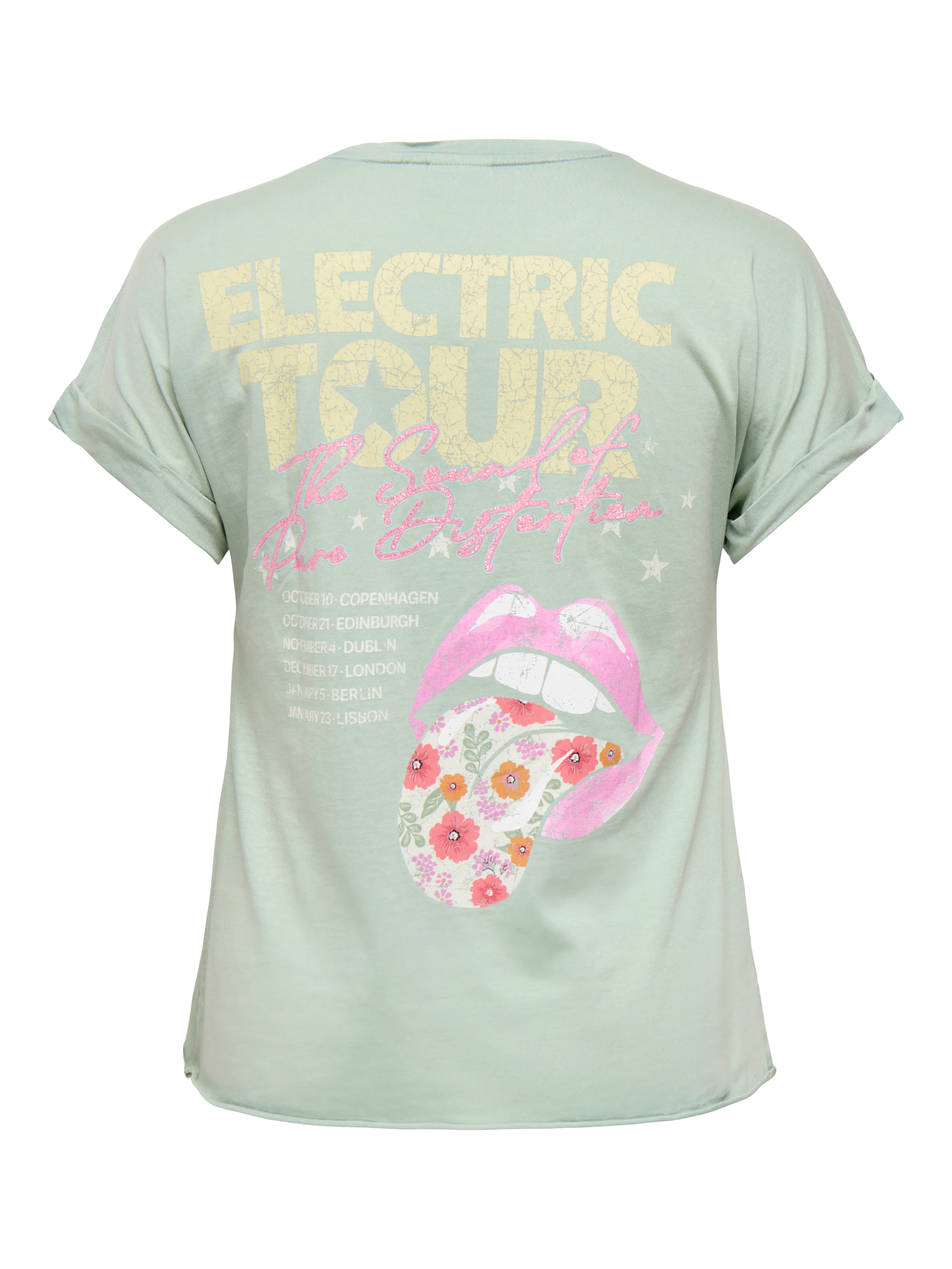 Only Carmakoma LM T-Shirt 15371457 254595001-Jadeite/Electric - Image 4