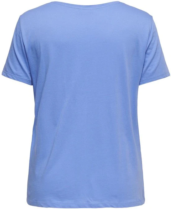 Only Carmakoma LM T-Shirt 15372129 177937001-Ultramarine/Amour - Image 2