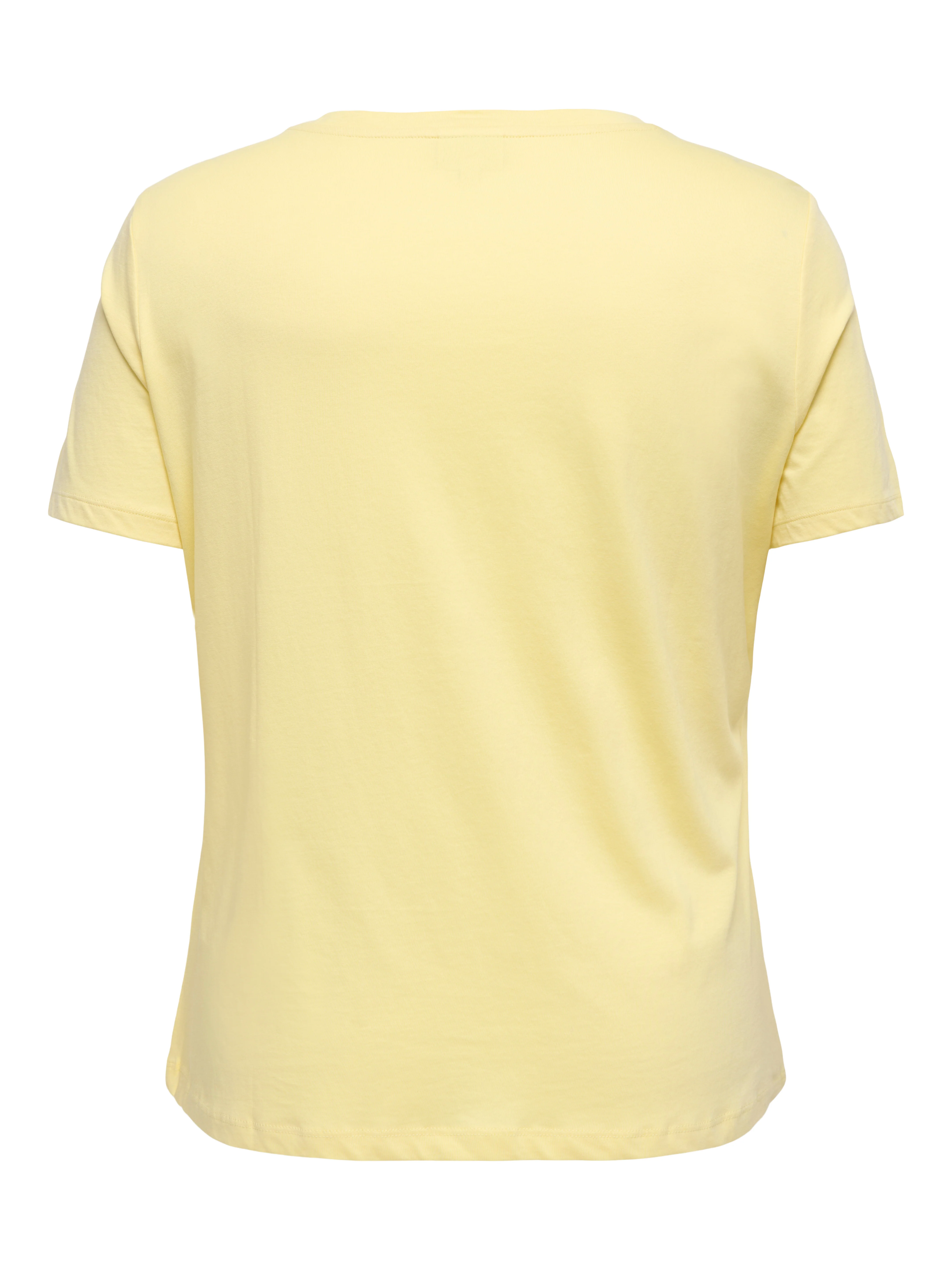 Only Carmakoma LM T-Shirt 15373366 290575001-Sunlight/Flower embellishment - Image 9