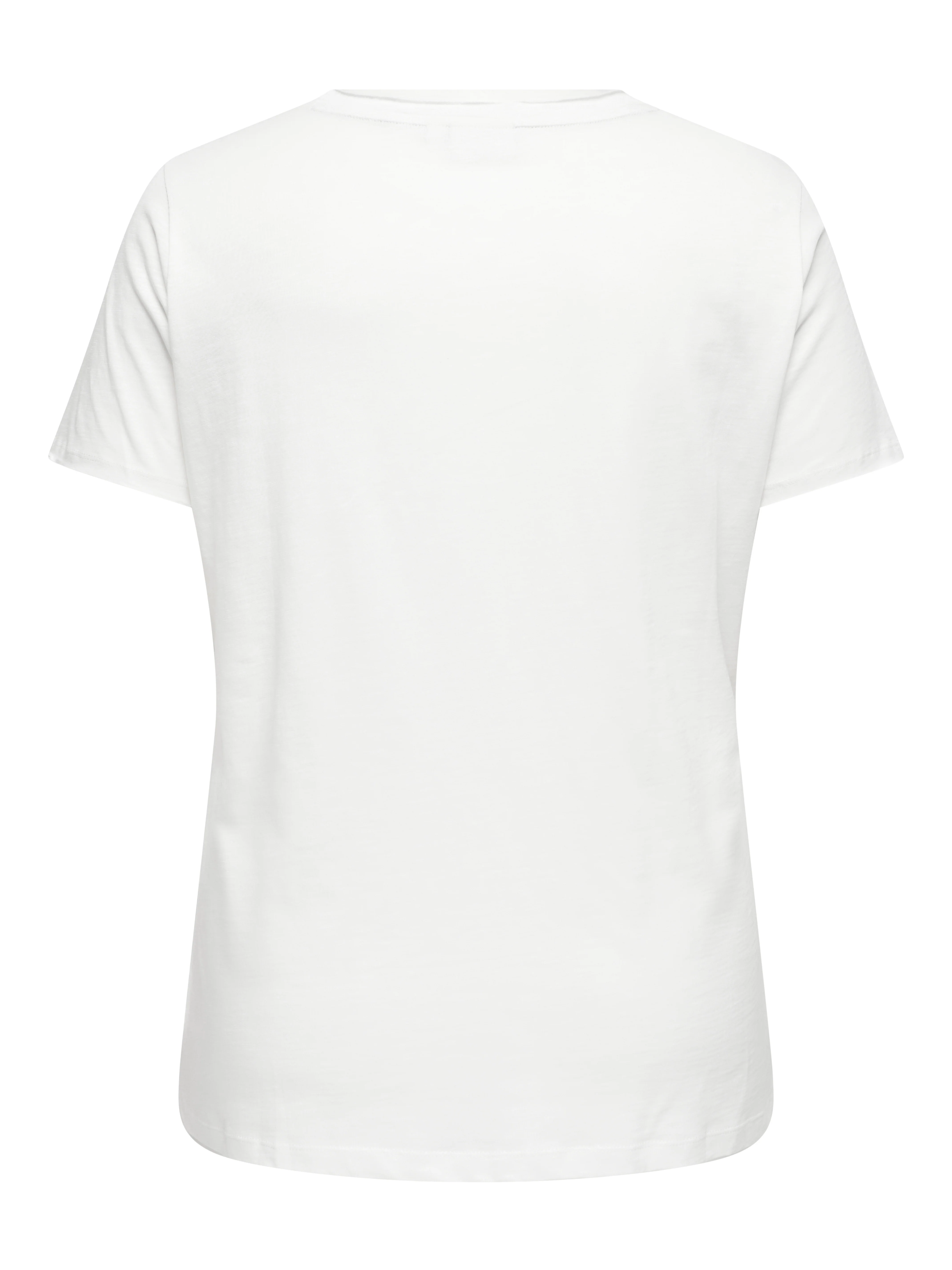 Only Carmakoma LM T-Shirt 15375565 177922001-Cloud Dancer/Rock - Gold foil - Image 5