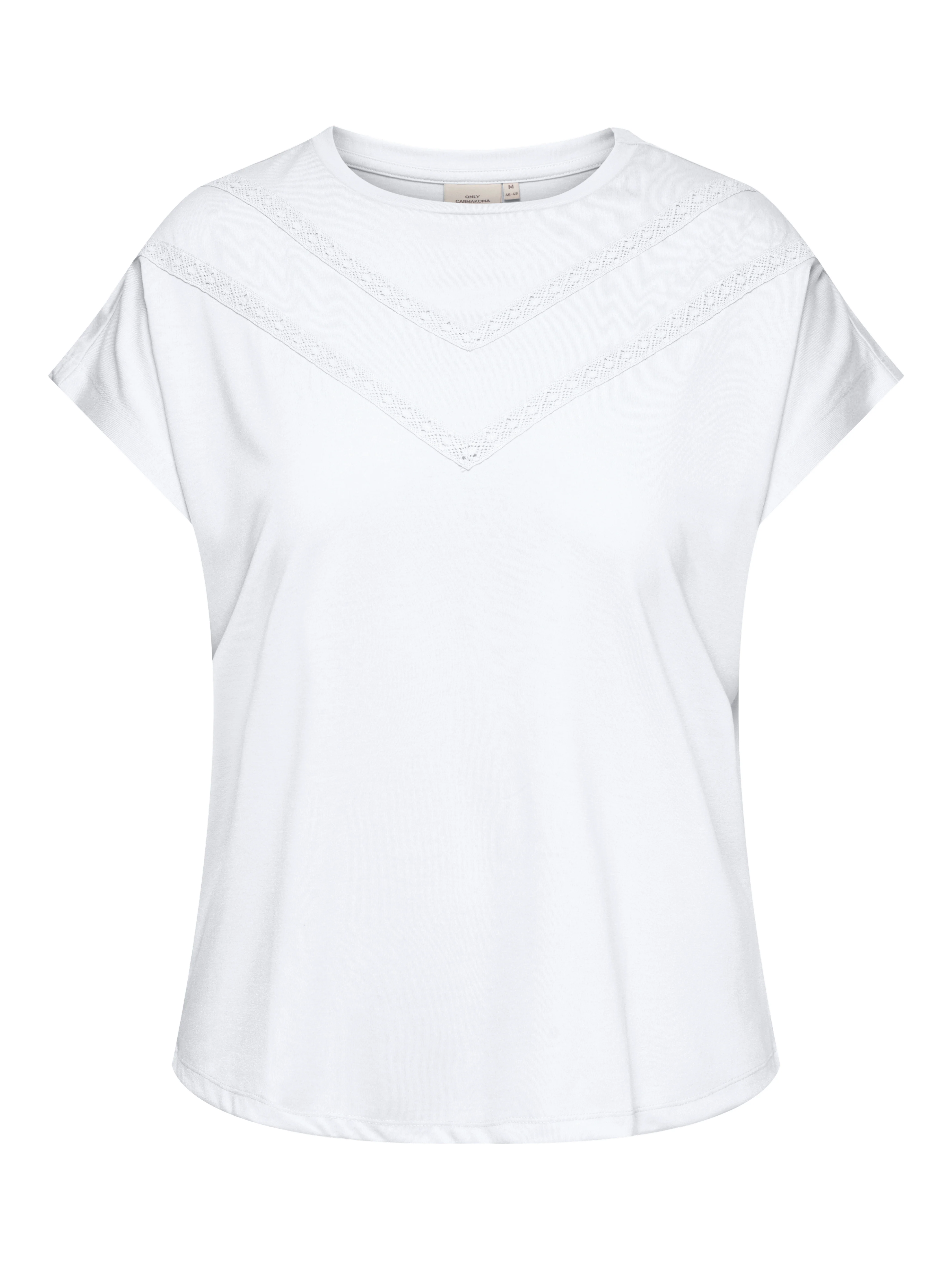 Only Carmakoma LM T-Shirt 15375605 190858-Bright White - Image 5