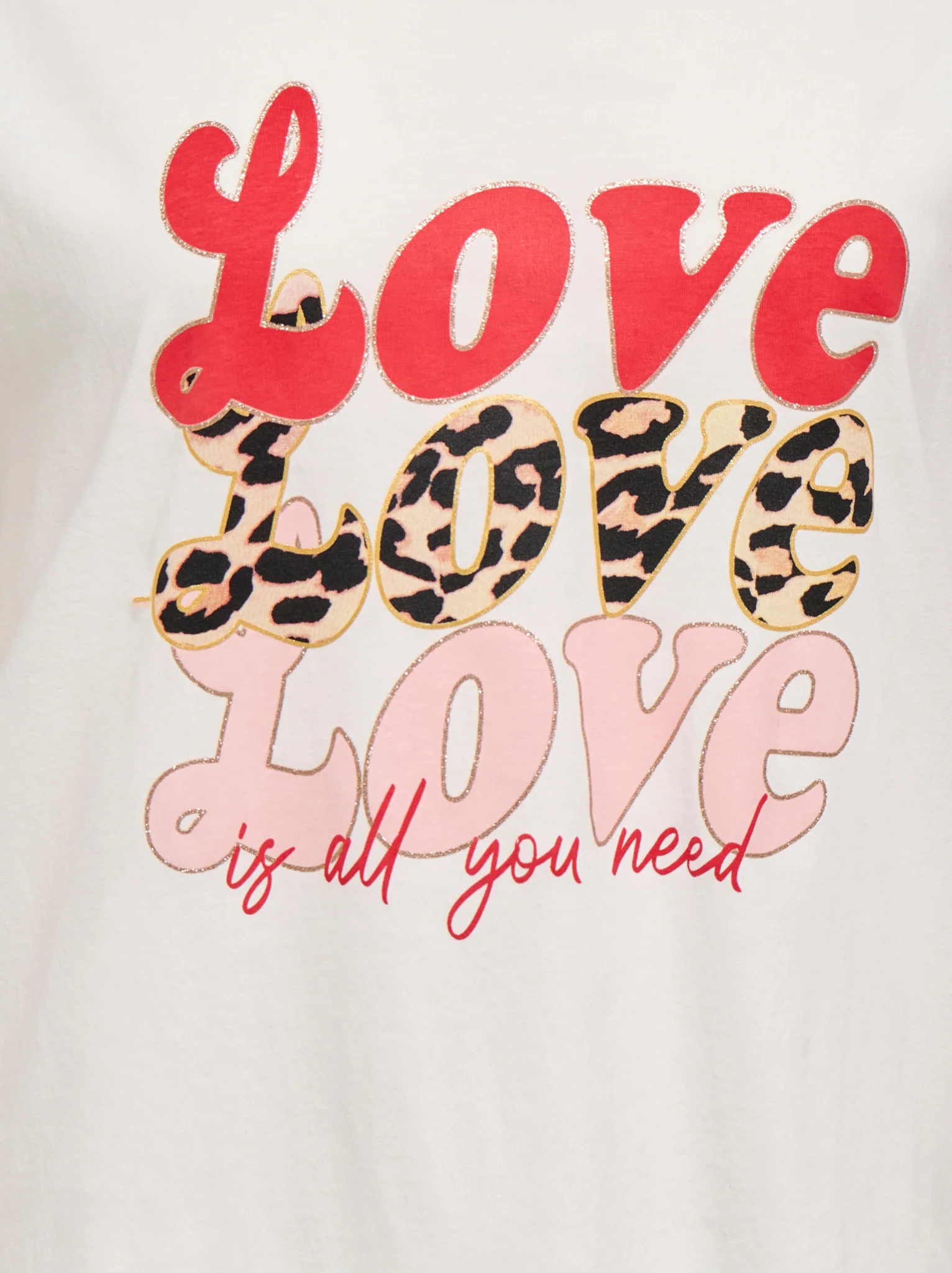 Only Carmakoma LM T-Shirt 15379460 177922003-Cloud Dancer/New love - Image 3