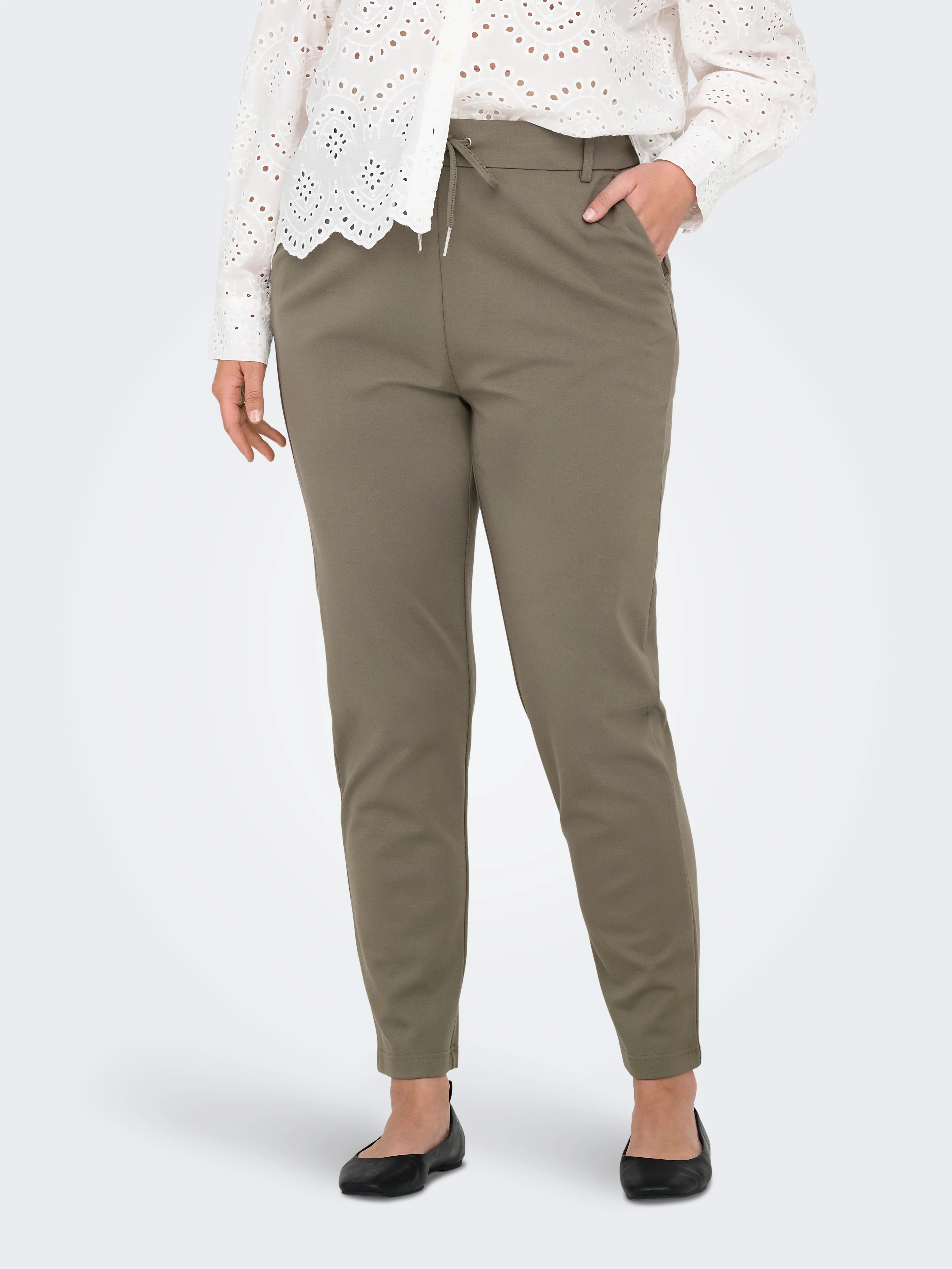 Only Carmakoma PANTALON 15174938 303968-Smokey Olive - Image 29
