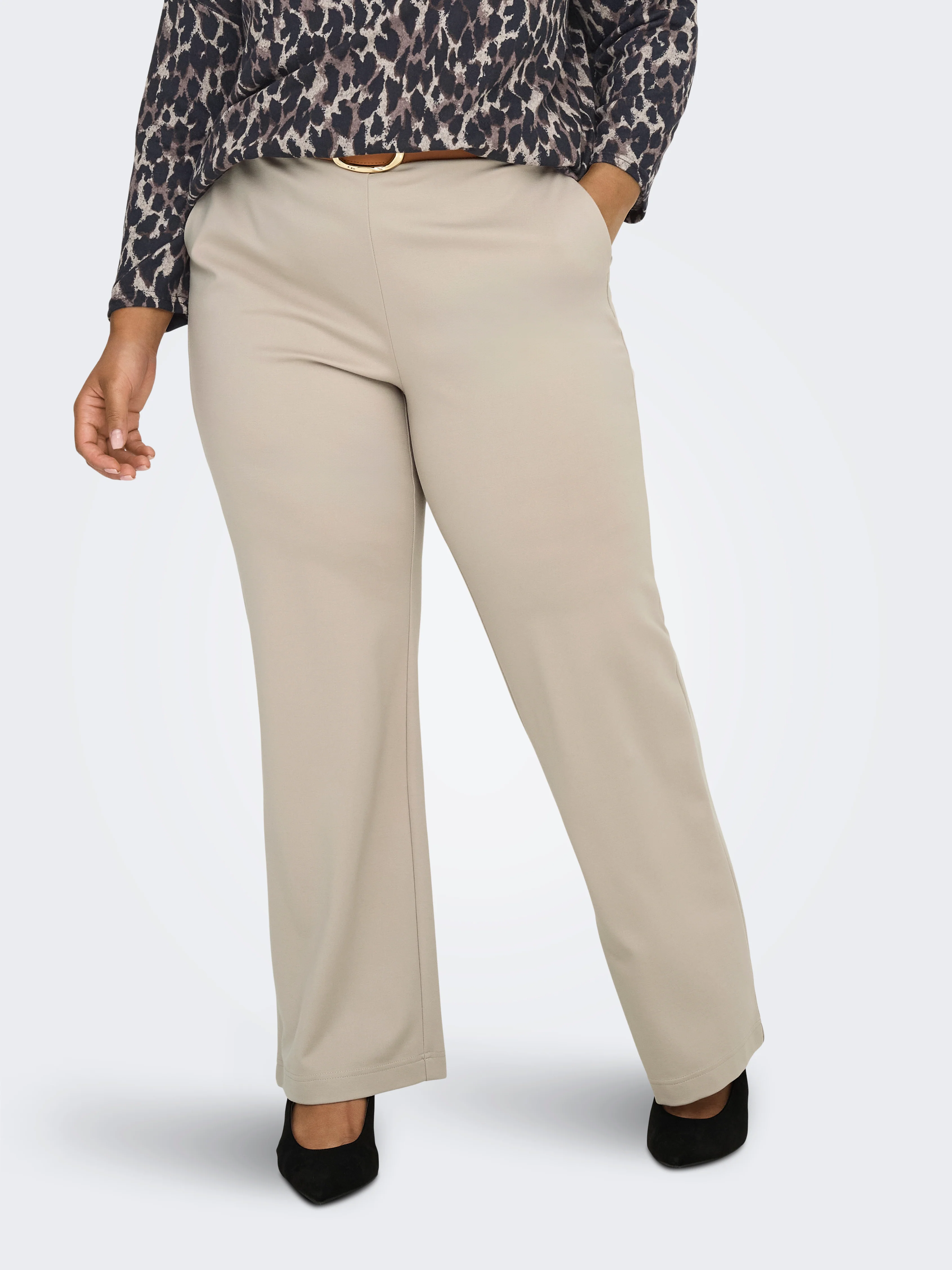 Only Carmakoma PANTALON 15352733 210250-Pure Cashmere - Image 109