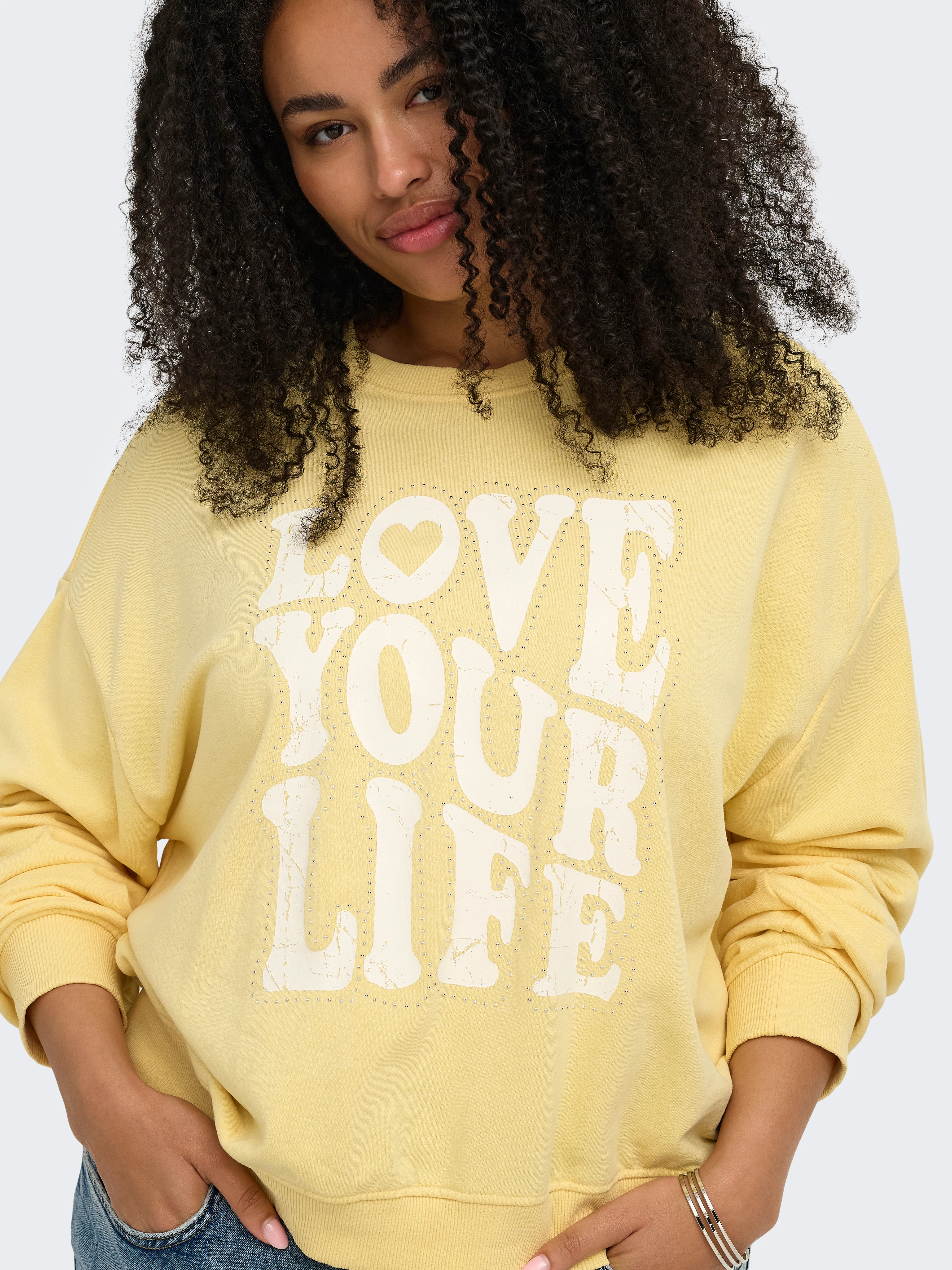Only Carmakoma Trui 15375561 290575001-Sunlight/Love your life - Image 28