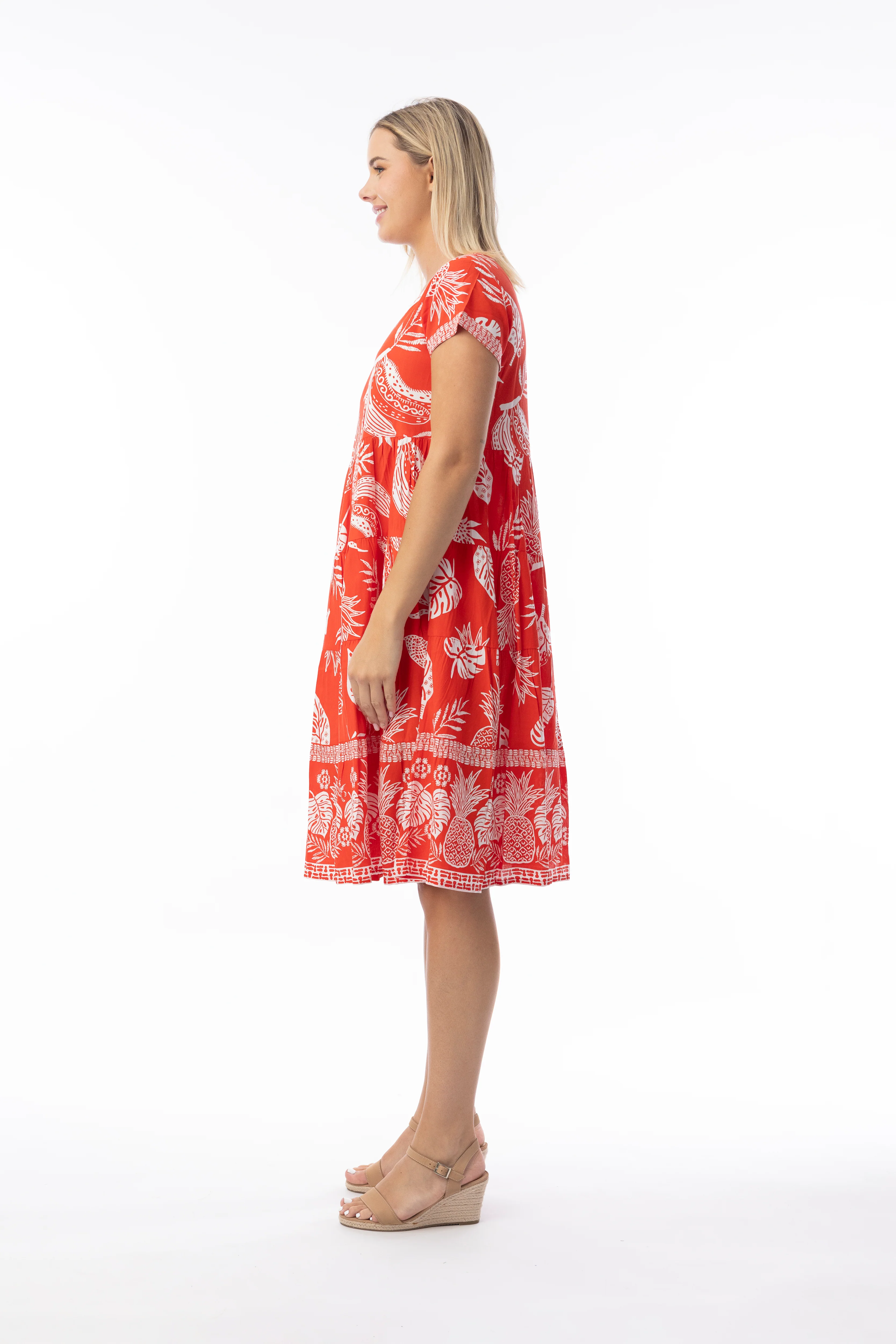 Orientique Jurk 10066 Red - Image 3