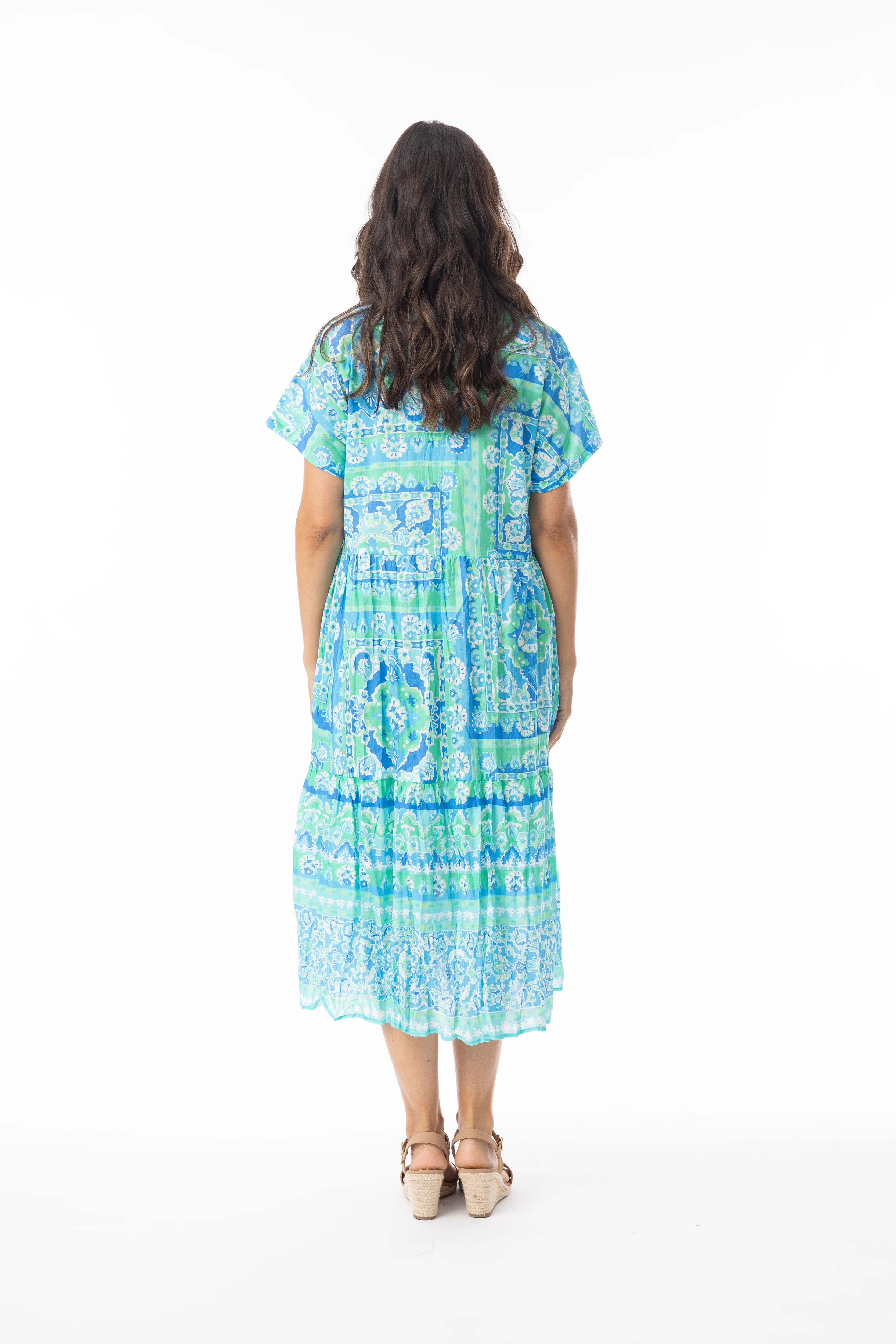 Orientique Jurk 10069 Aqua - Image 2