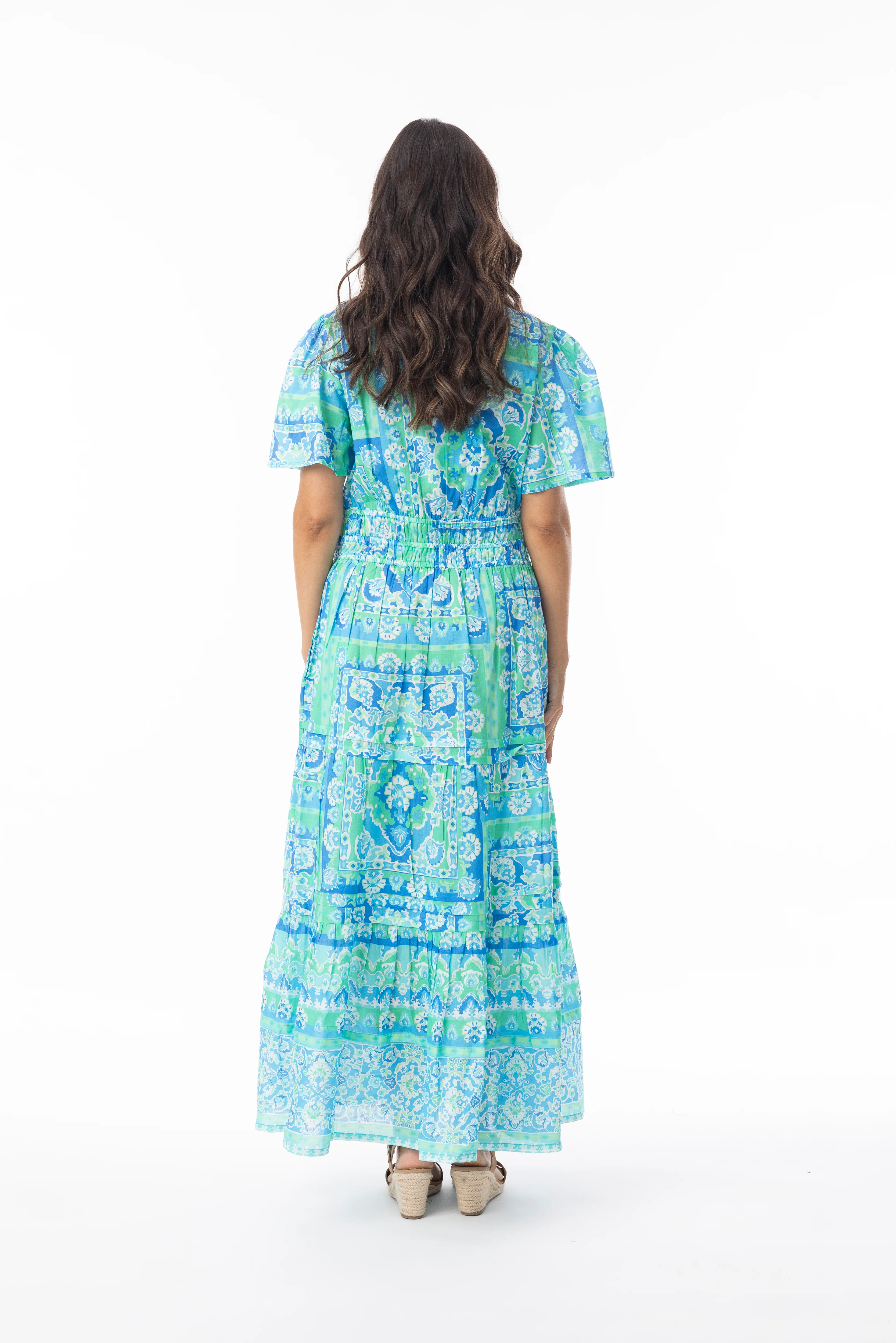 Orientique Jurk 10070 Aqua - Image 2