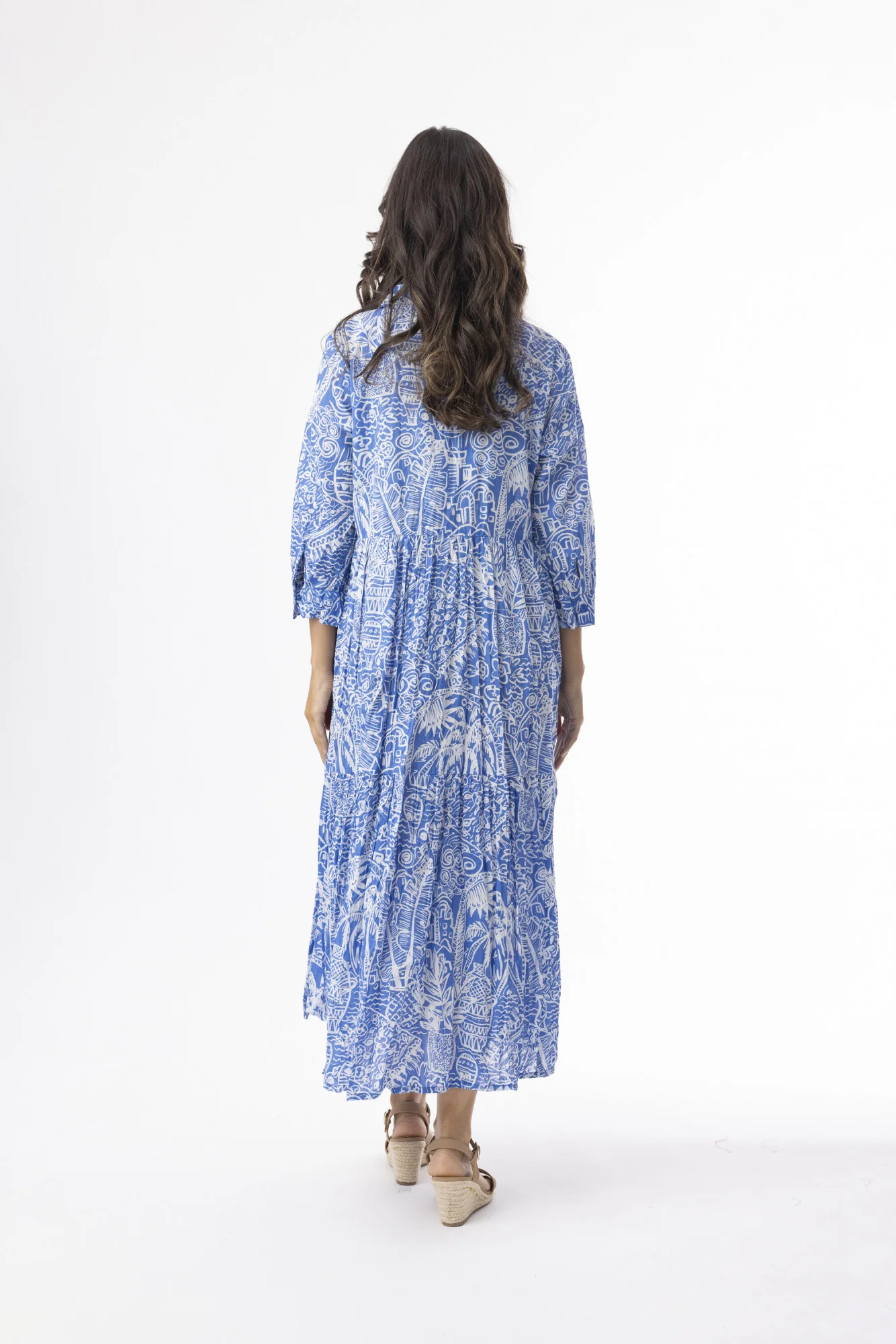 Orientique Jurk 40228 Blue - Image 3
