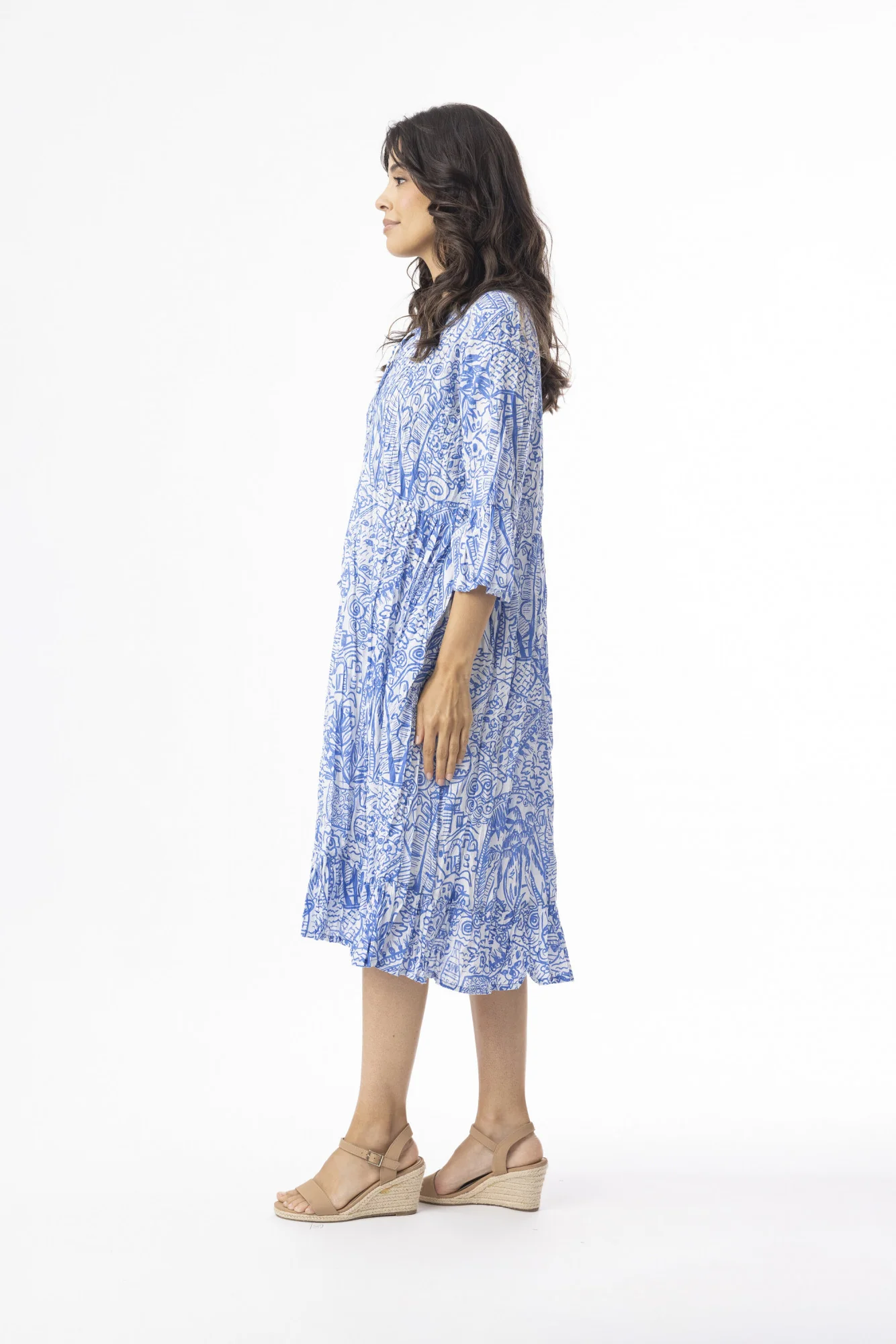 Orientique Jurk 40229 Blue - Image 2