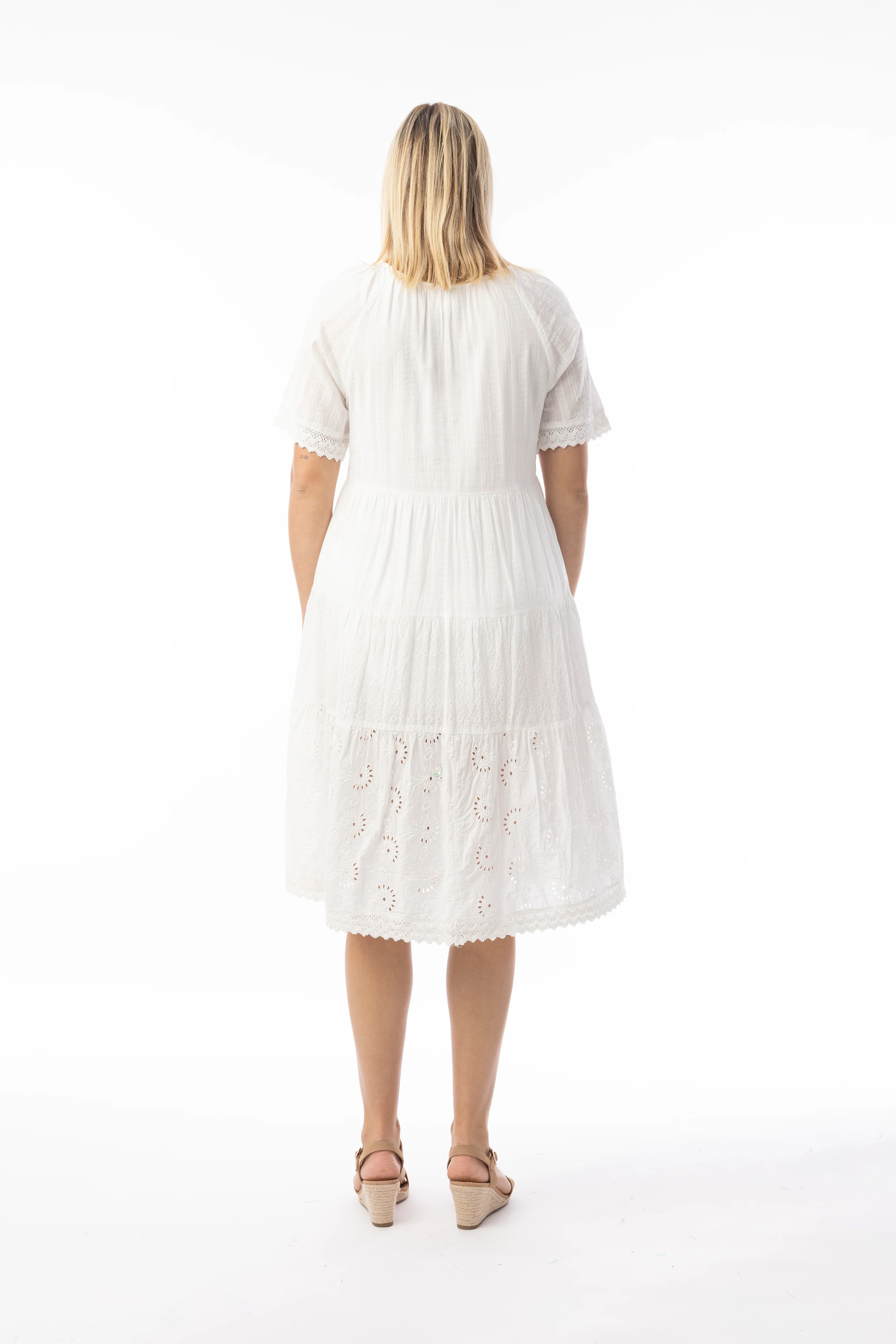 Orientique Jurk 40240 White - Image 2
