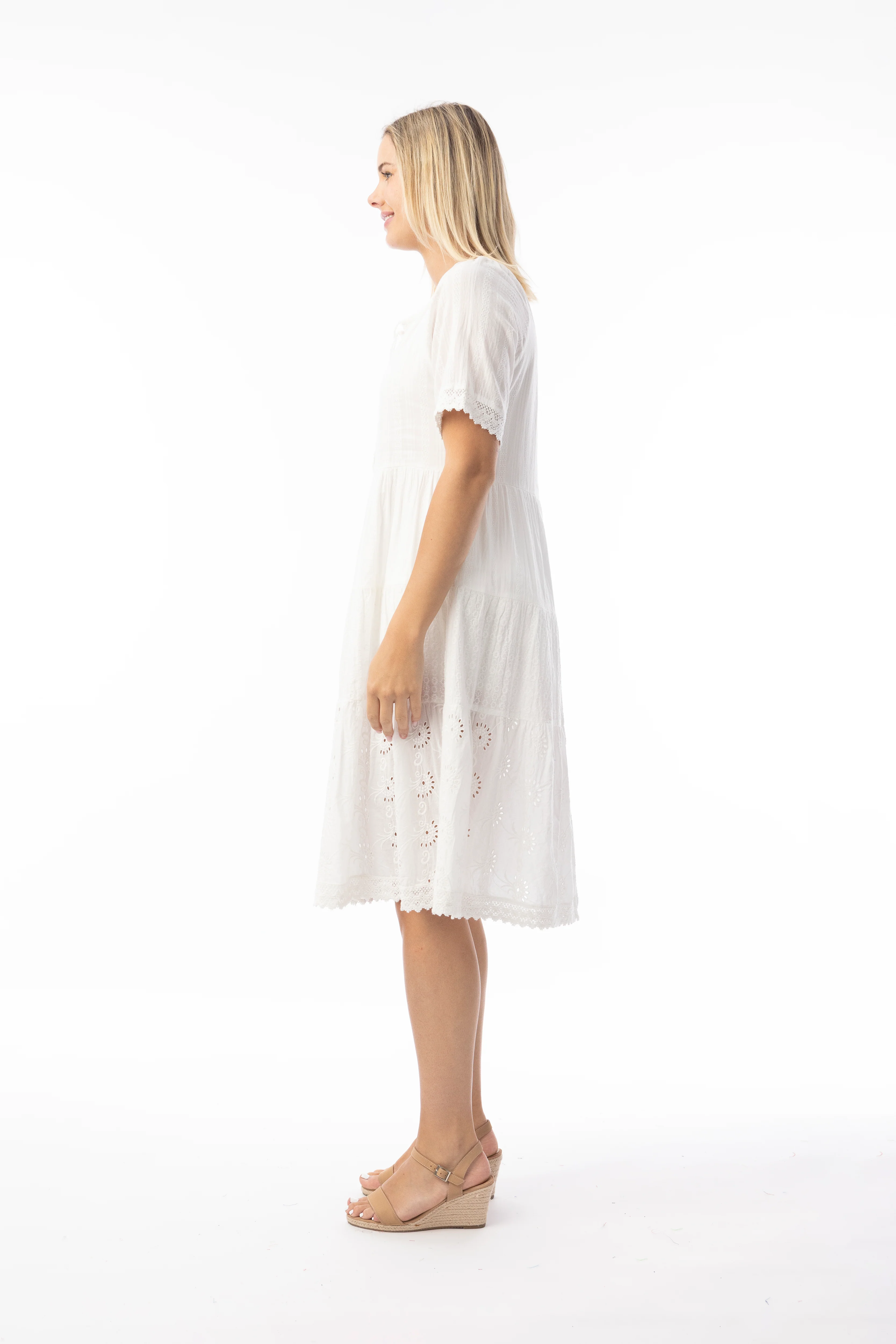 Orientique Jurk 40240 White - Image 3