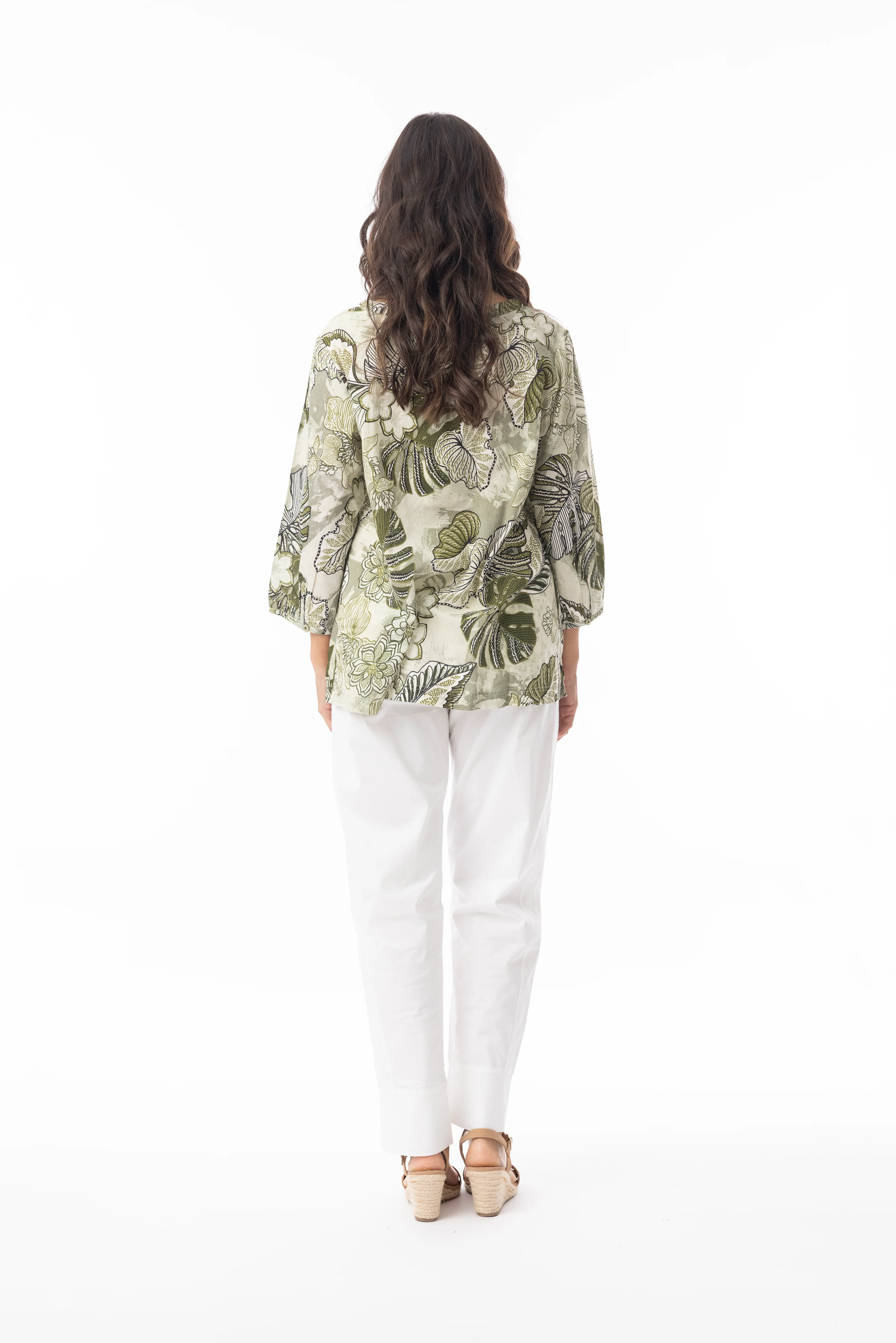 Orientique Top 23069 OLIVE - Image 2