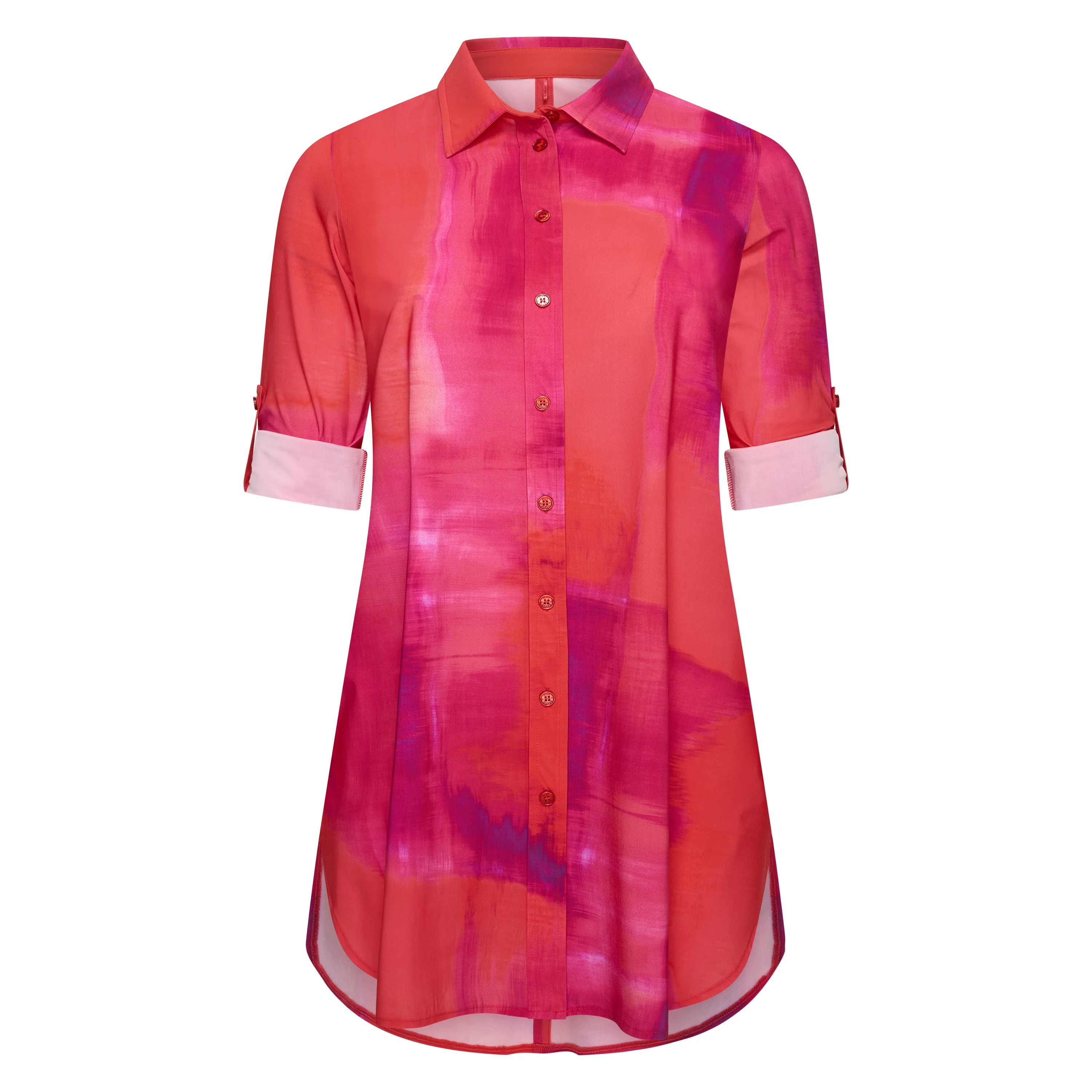 PlusBasics Blouse 18 192 089 Bright Batik - Image 3