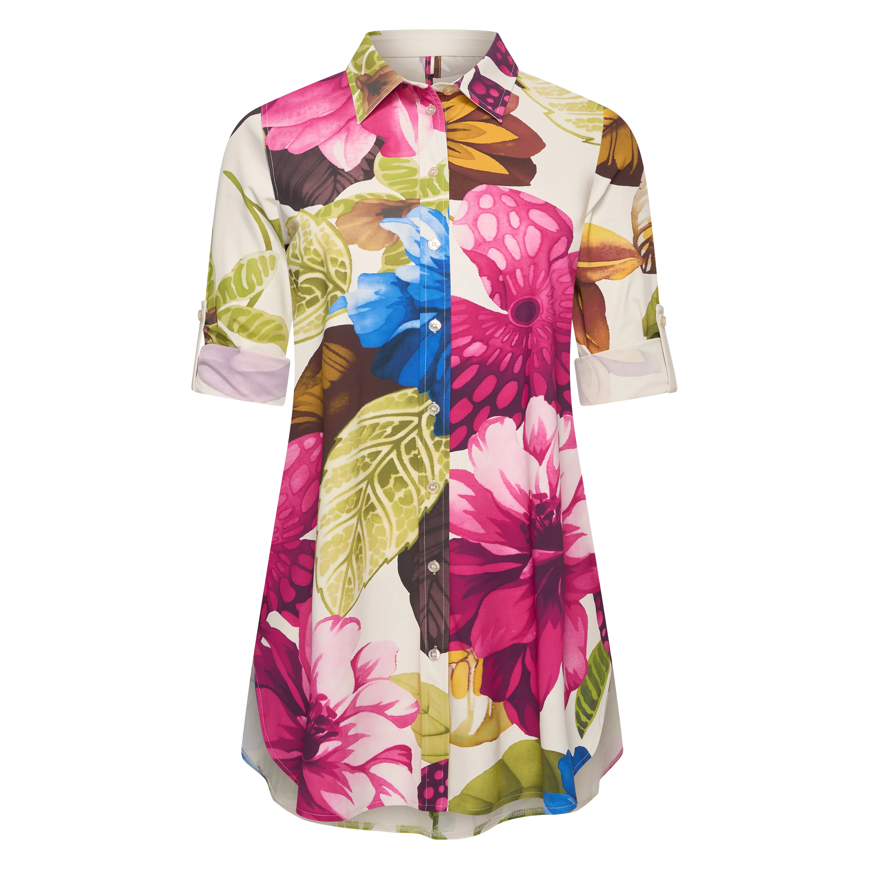PlusBasics Blouse 18 192 089 Mega Flower - Image 5