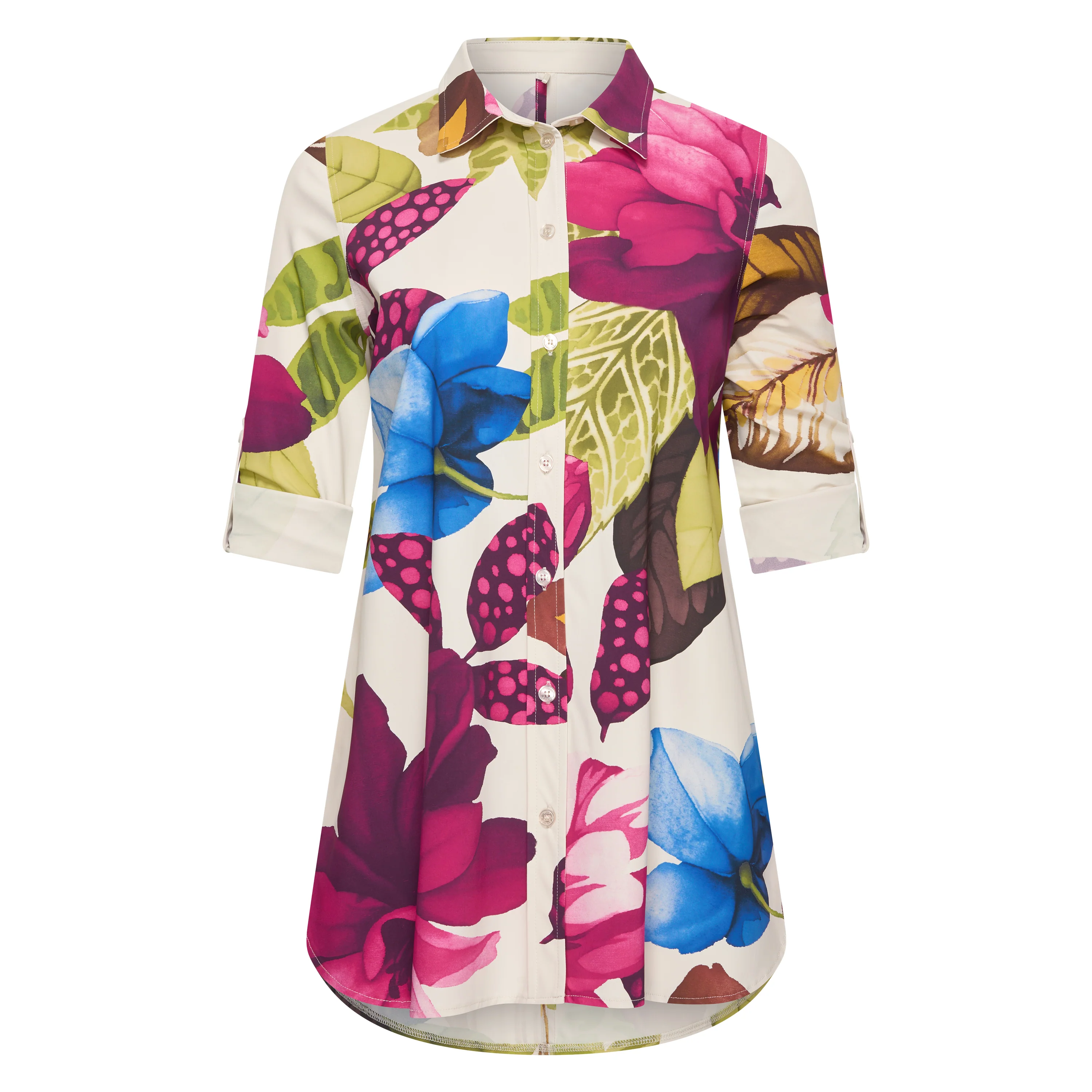 PlusBasics Blouse 18 261 084 Mega Flower - Image 4