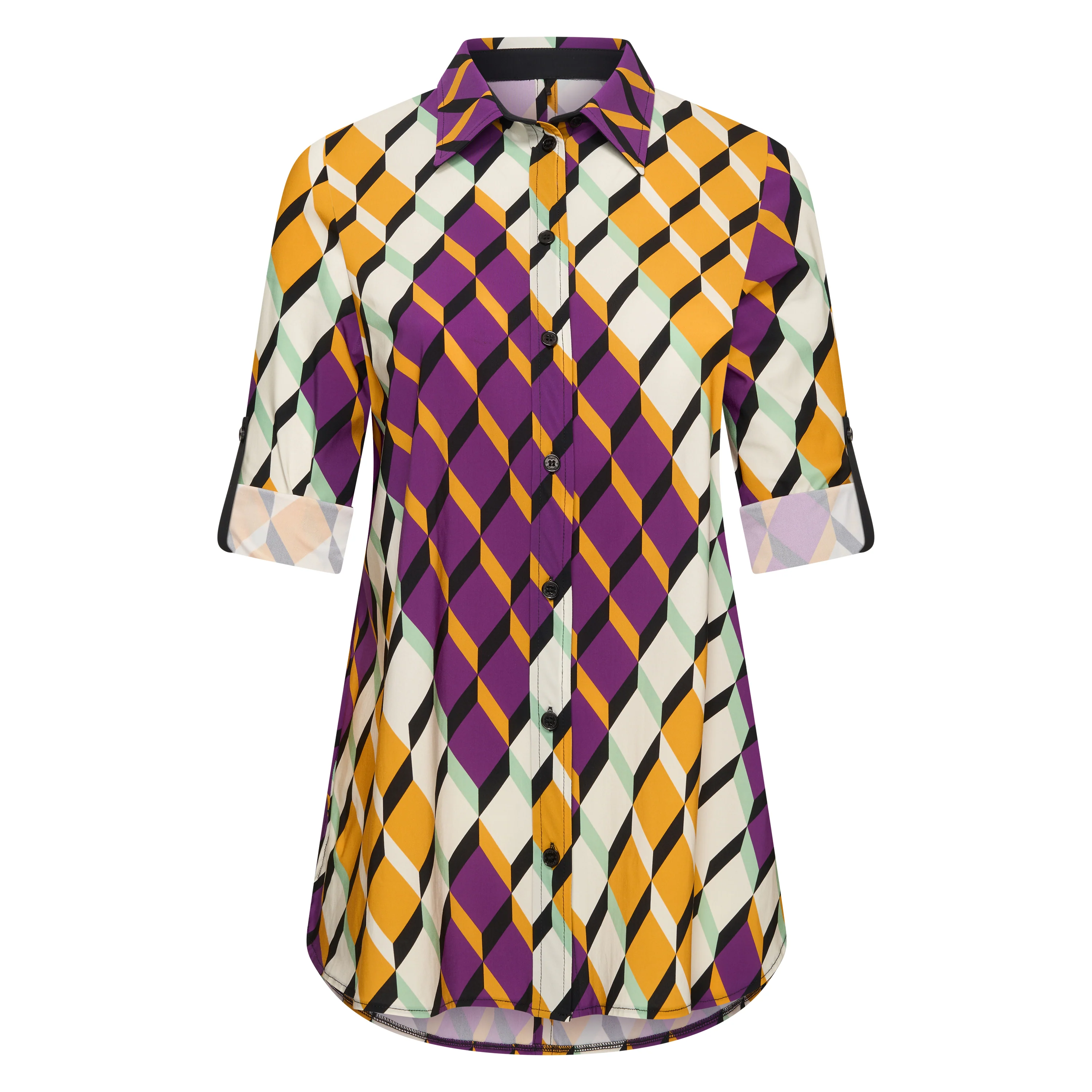 PlusBasics Blouse 18 261 084 Summer Graphic - Image 5