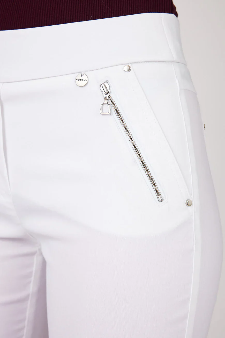 Robell Jeans 161-52489-5448-0 White - Image 2
