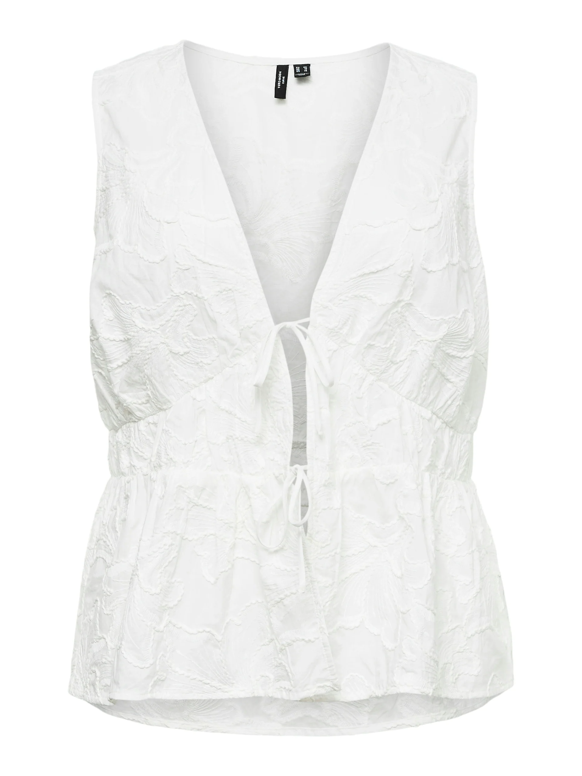 Vero Moda Curve Blouse 10345934 175598-Snow White - Image 4