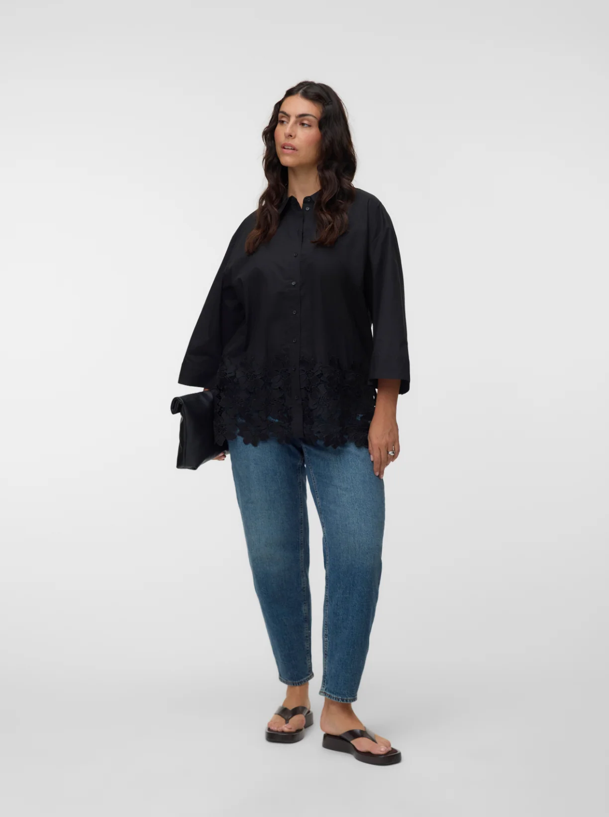 Vero Moda Curve Blouse 10352469 177868-Black