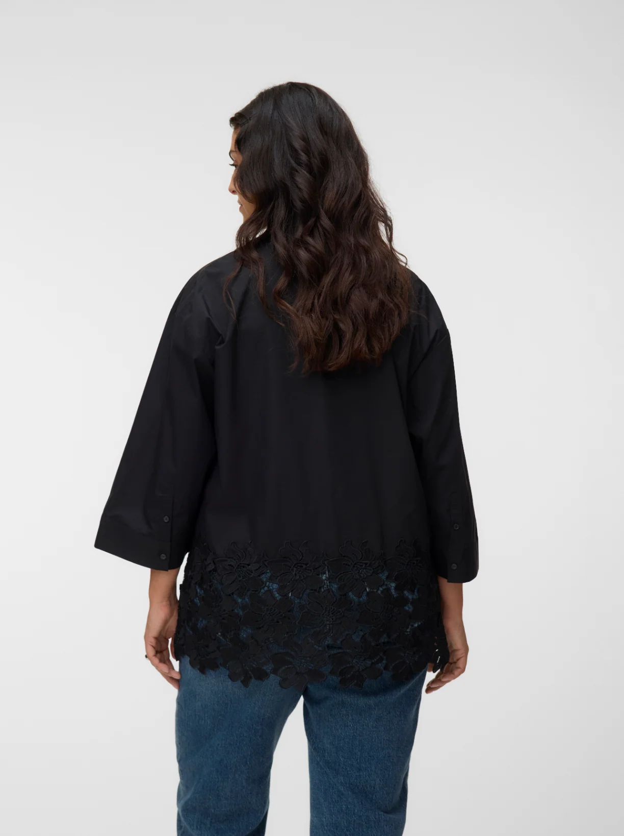 Vero Moda Curve Blouse 10352469 177868-Black - Image 2