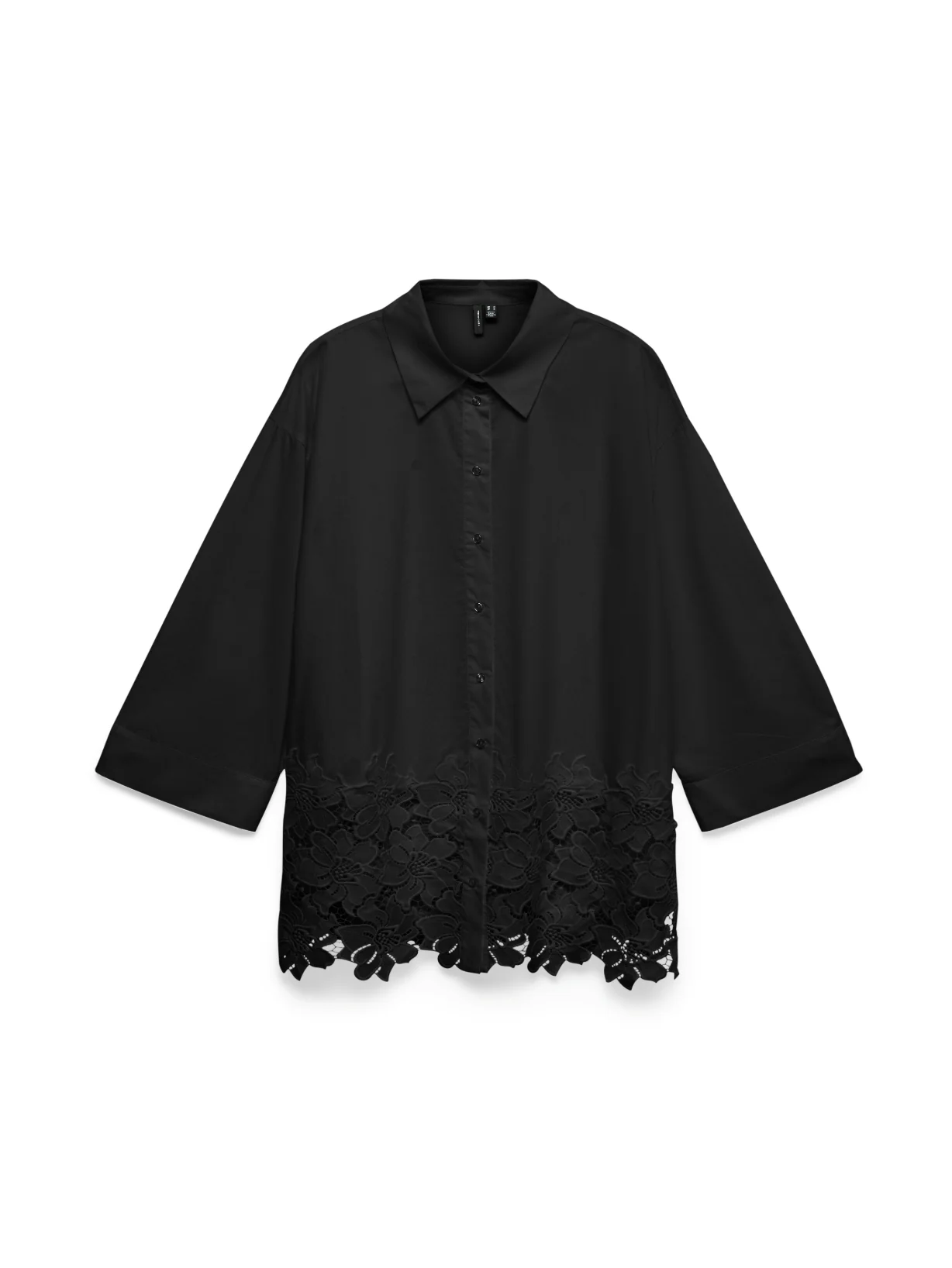 Vero Moda Curve Blouse 10352469 177868-Black - Image 3