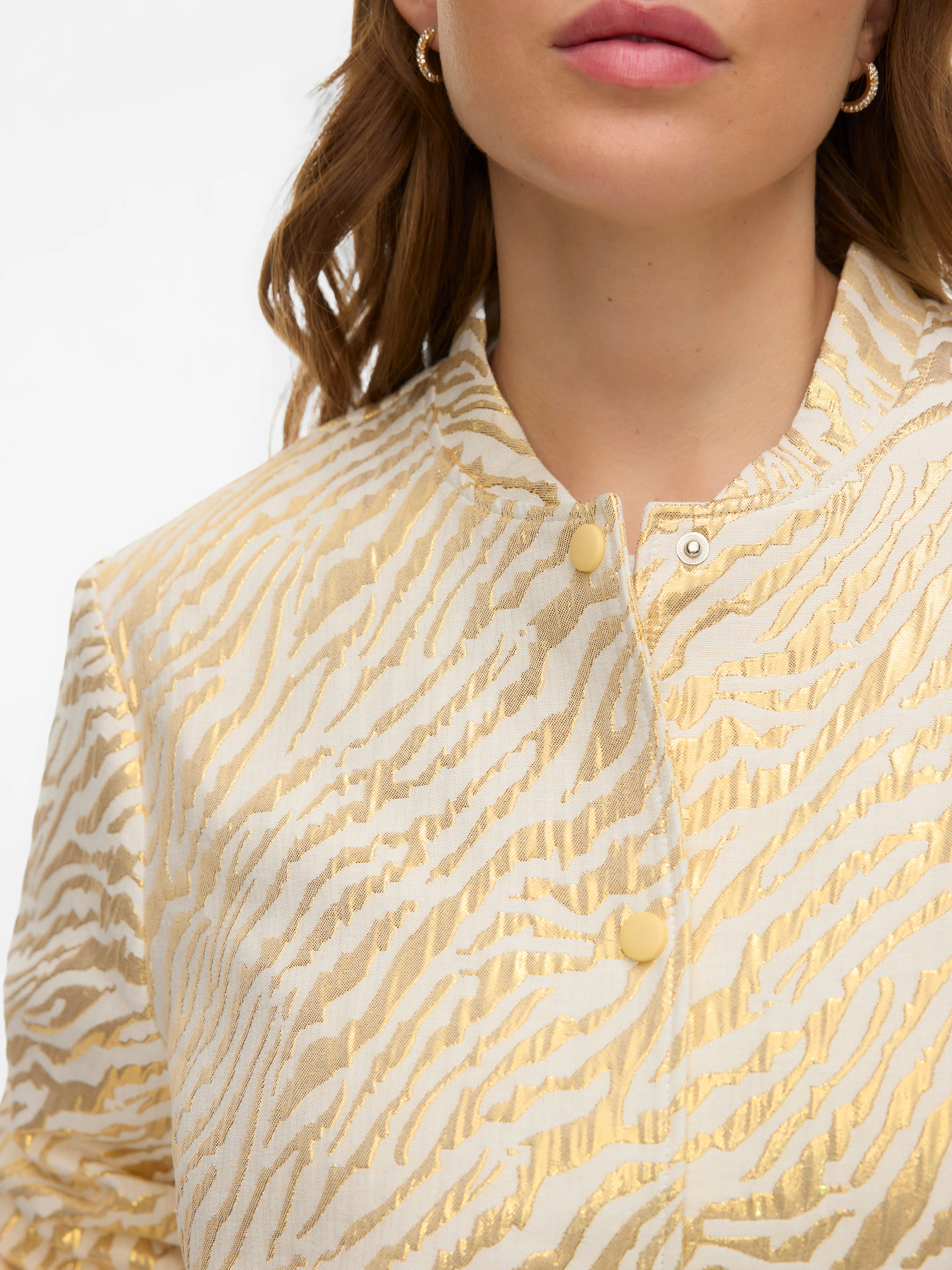 Vero Moda Curve Outerwear 10347717 294497-Rich Gold - Image 4