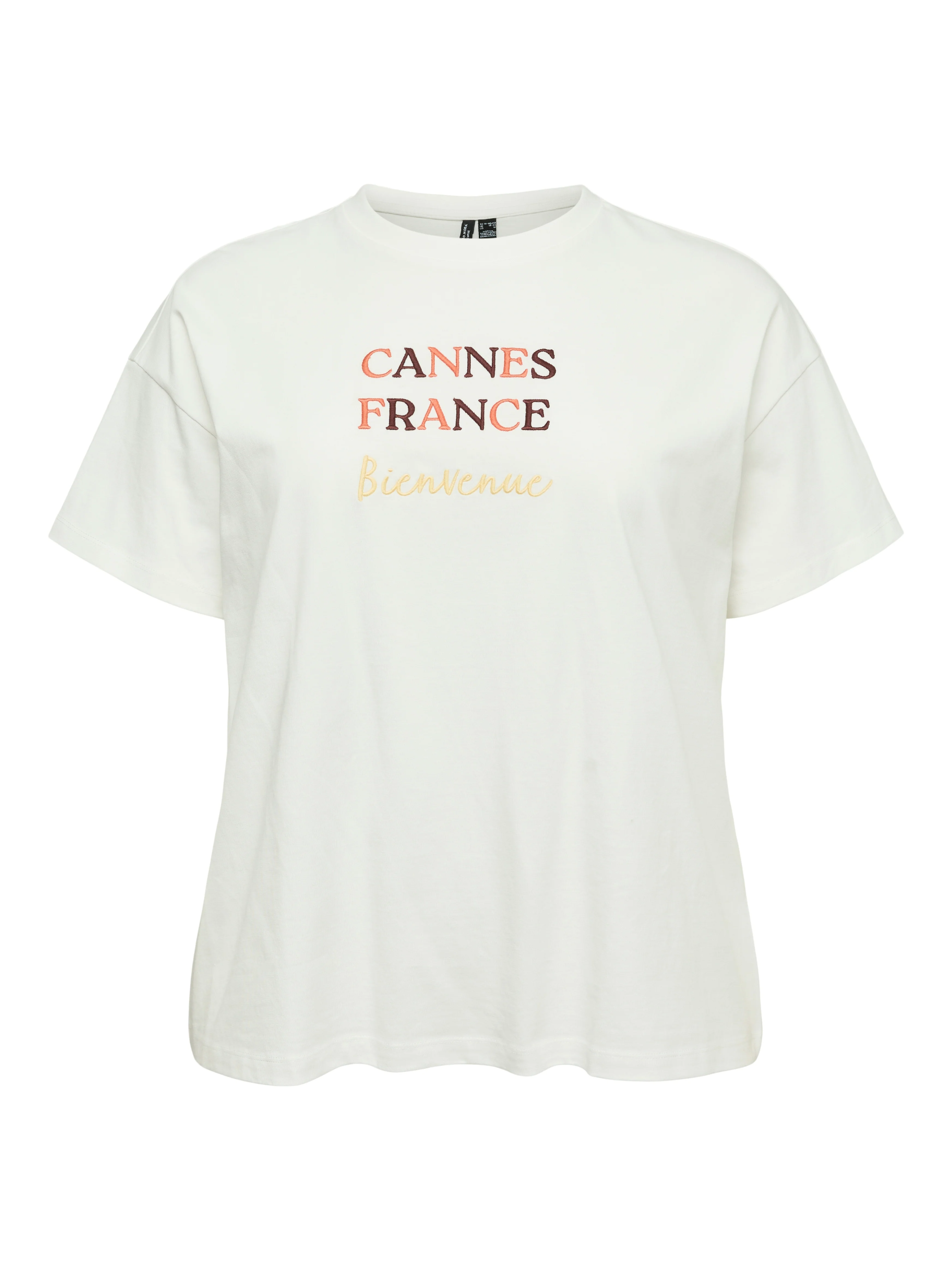 Vero Moda Curve LM T-Shirt 10350030 175598002-Snow White/NEW CANNES FRANCE - Image 41