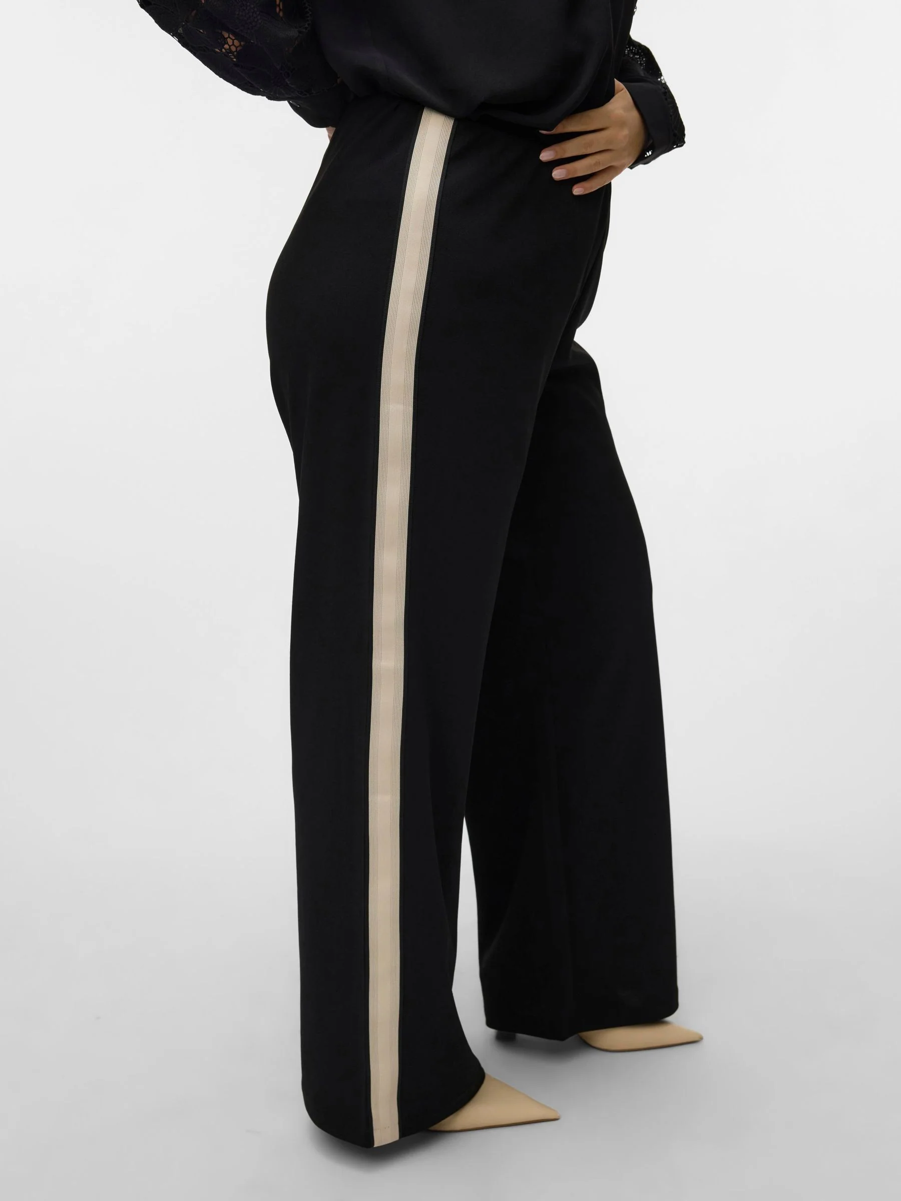 Vero Moda Curve PANTALON 10337078 177868001-Black/PANEL A1 - Image 6
