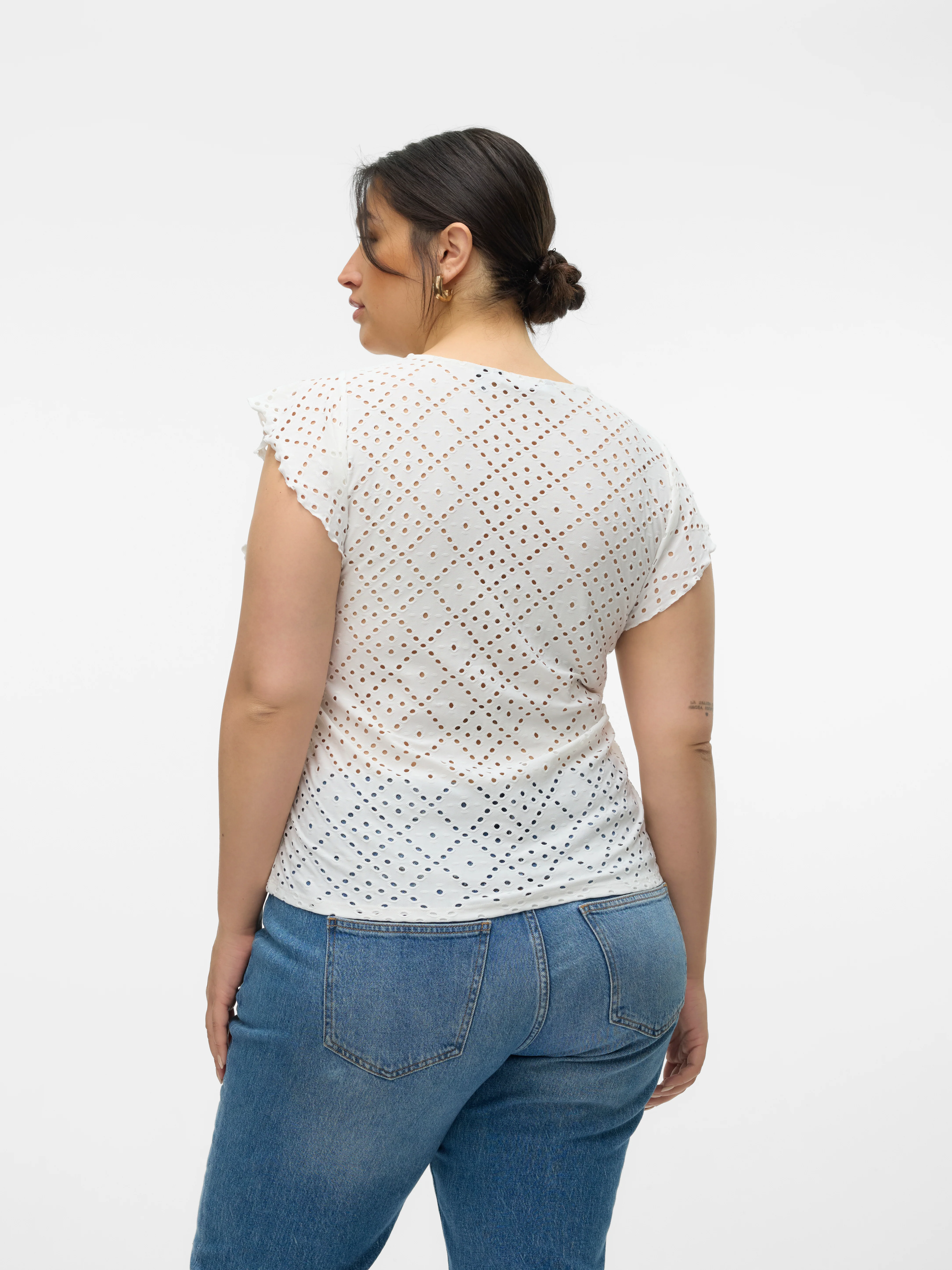 Vero Moda Curve Top 10315986 175598-Snow White - Image 15