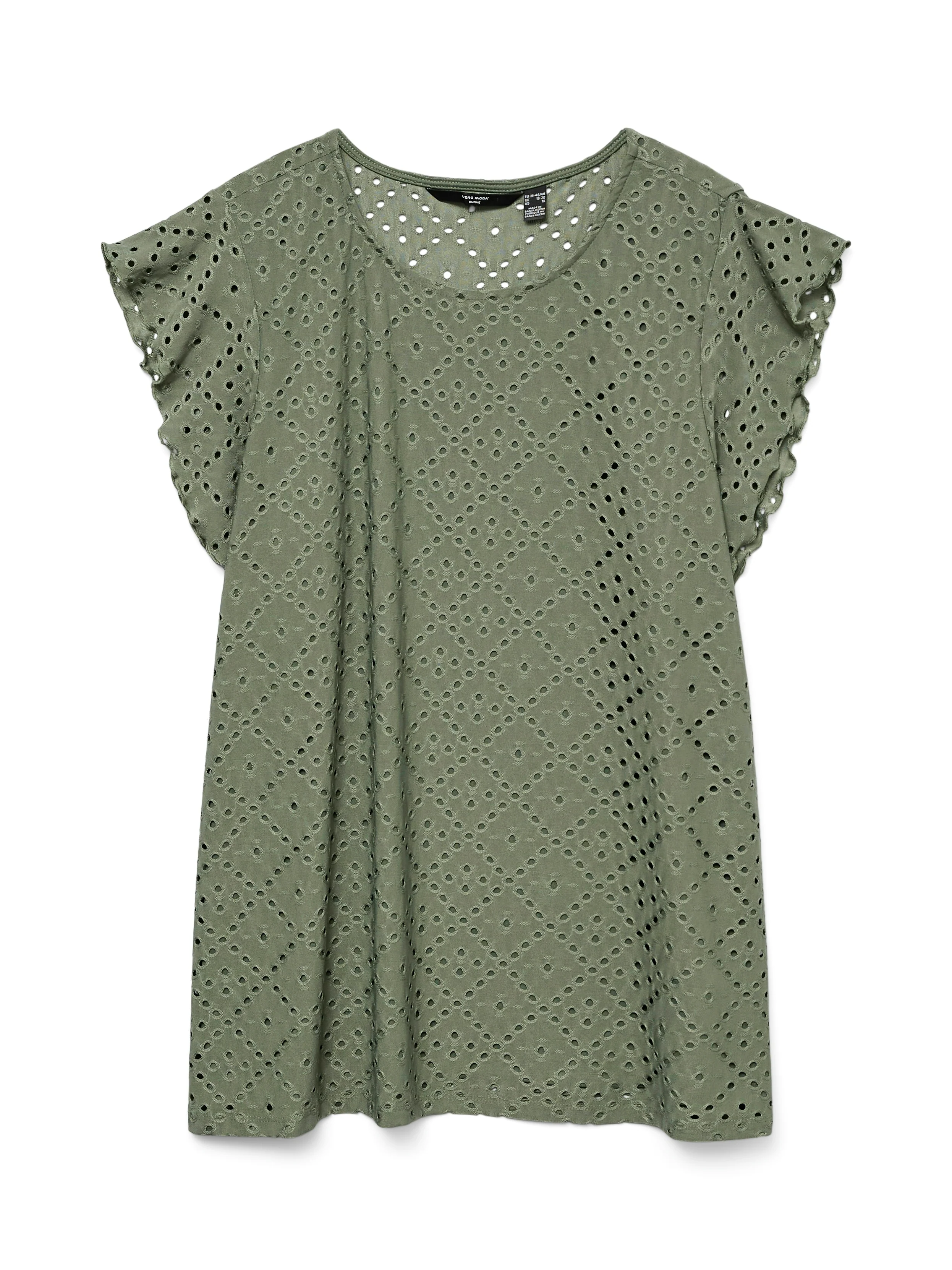 Vero Moda Curve Top 10315986 224196-Laurel Wreath - Image 4